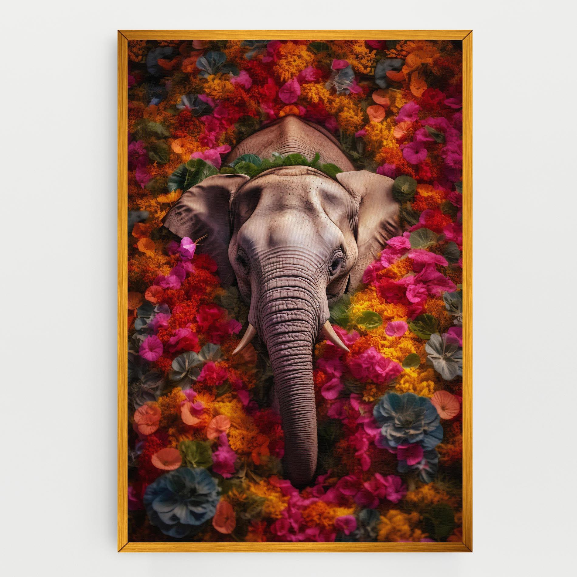 Vászonkép Flower Elephant mockup 0