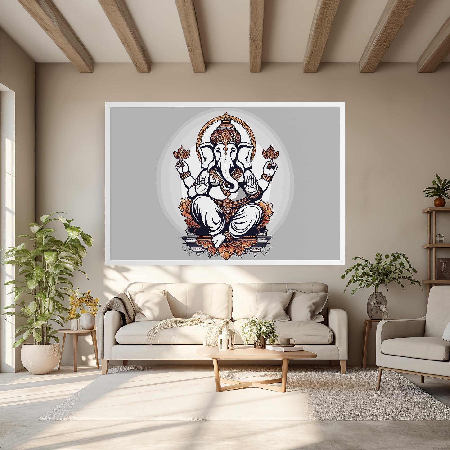 Vászonkép Chaturthi Greys mockup 6