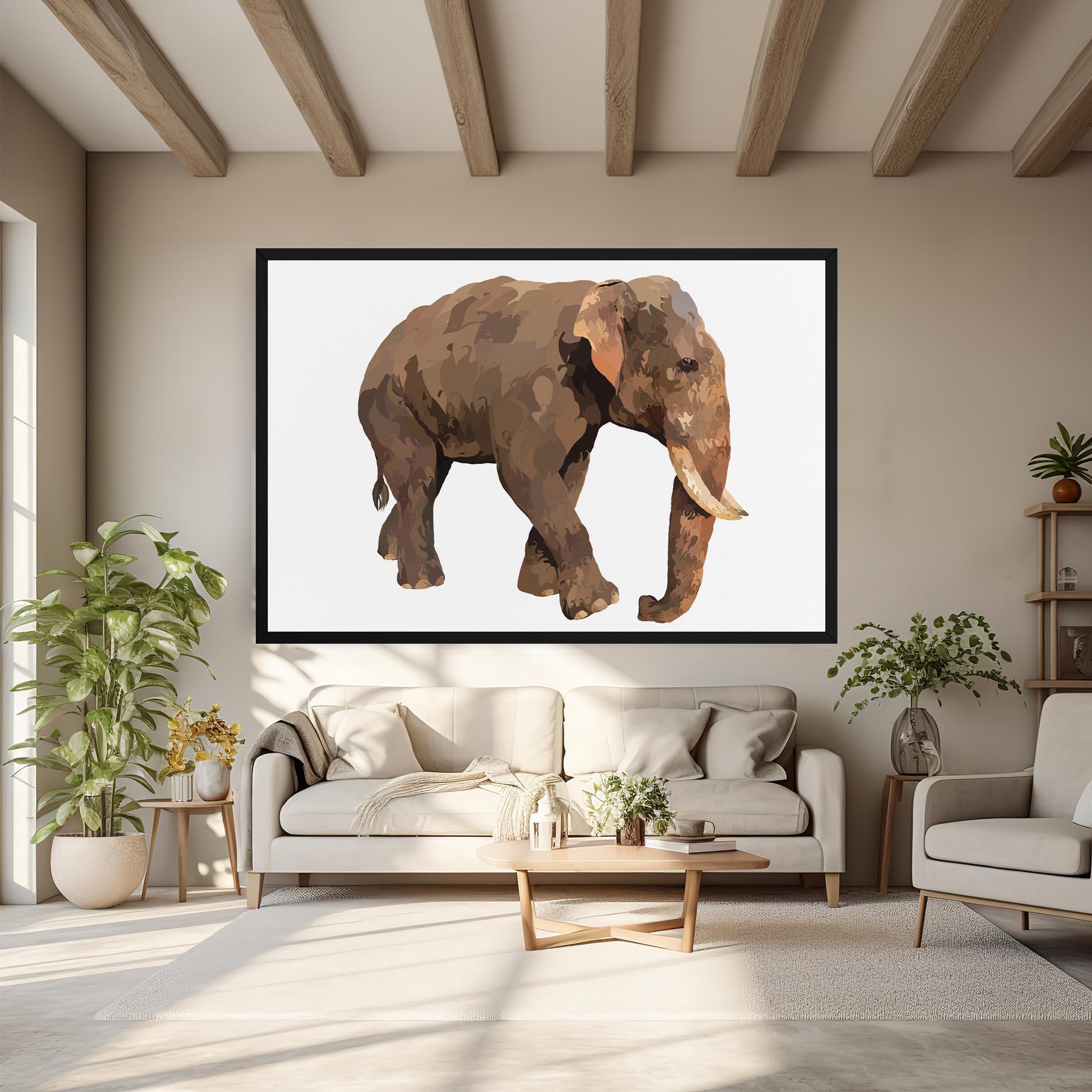 Vászonkép Brown Elephant mockup 6