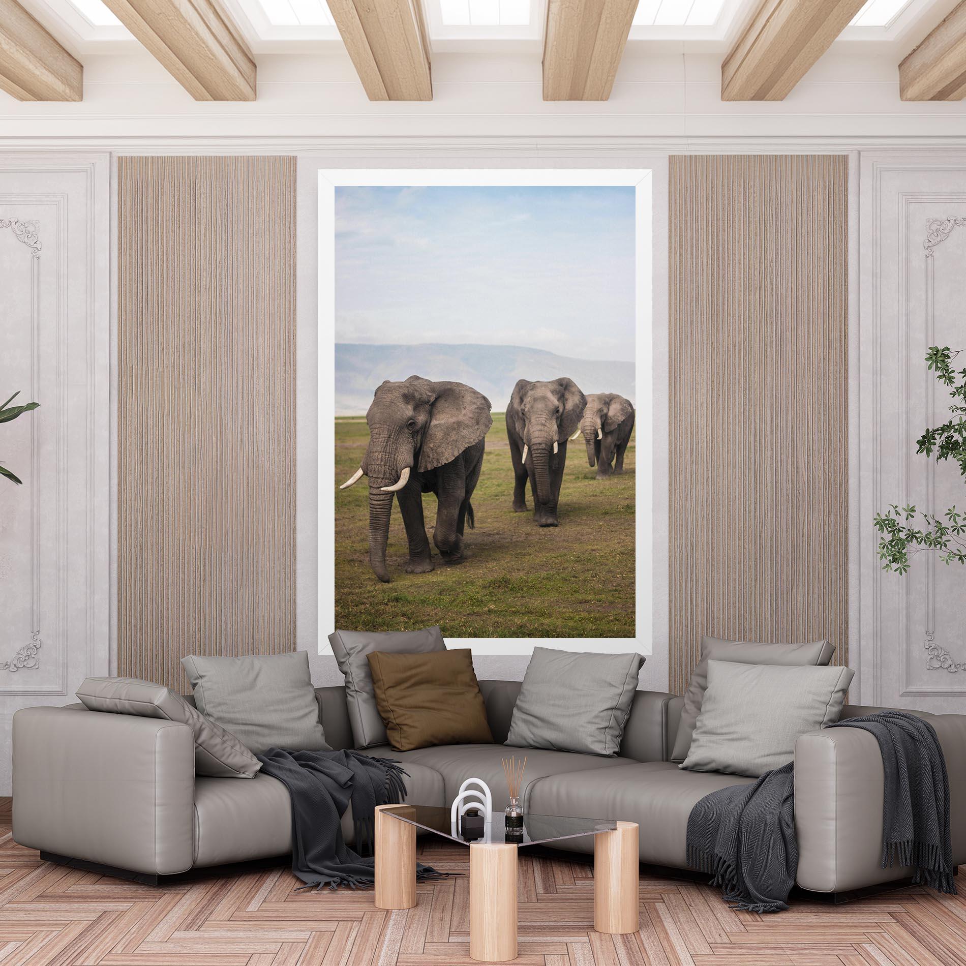 Vászonkép Elephant Landscape mockup 6