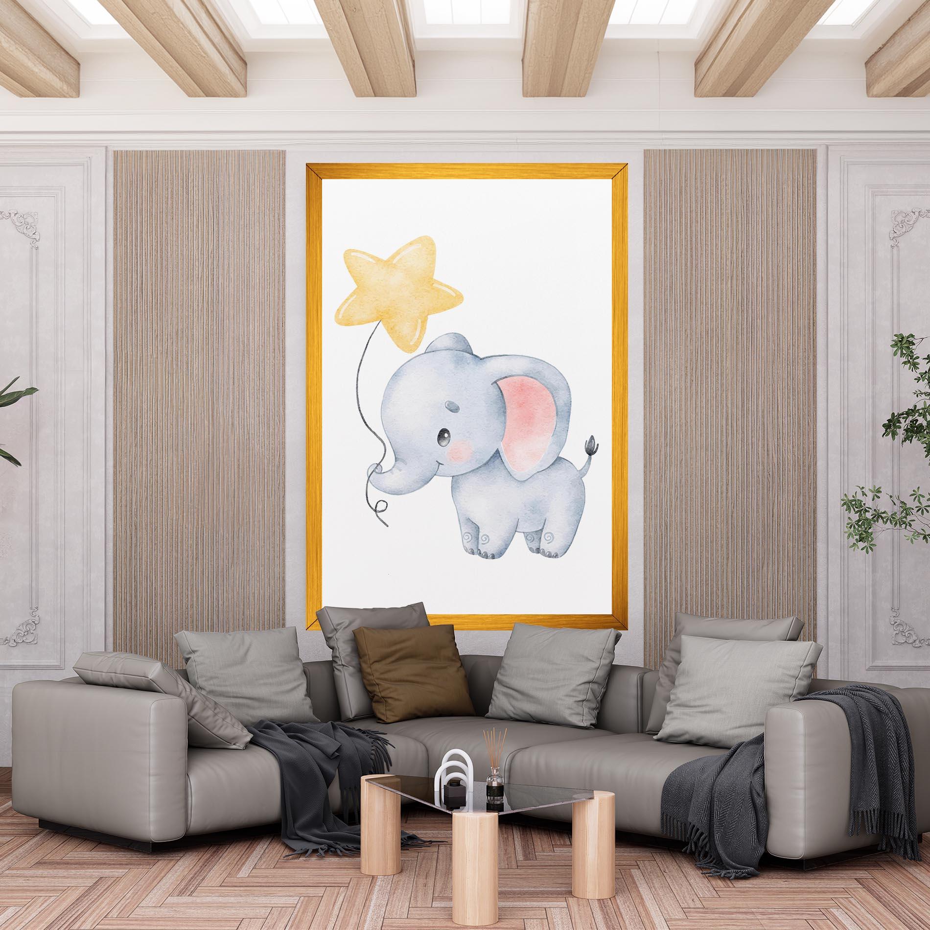 Vászonkép Baby Elephant Kids mockup 6