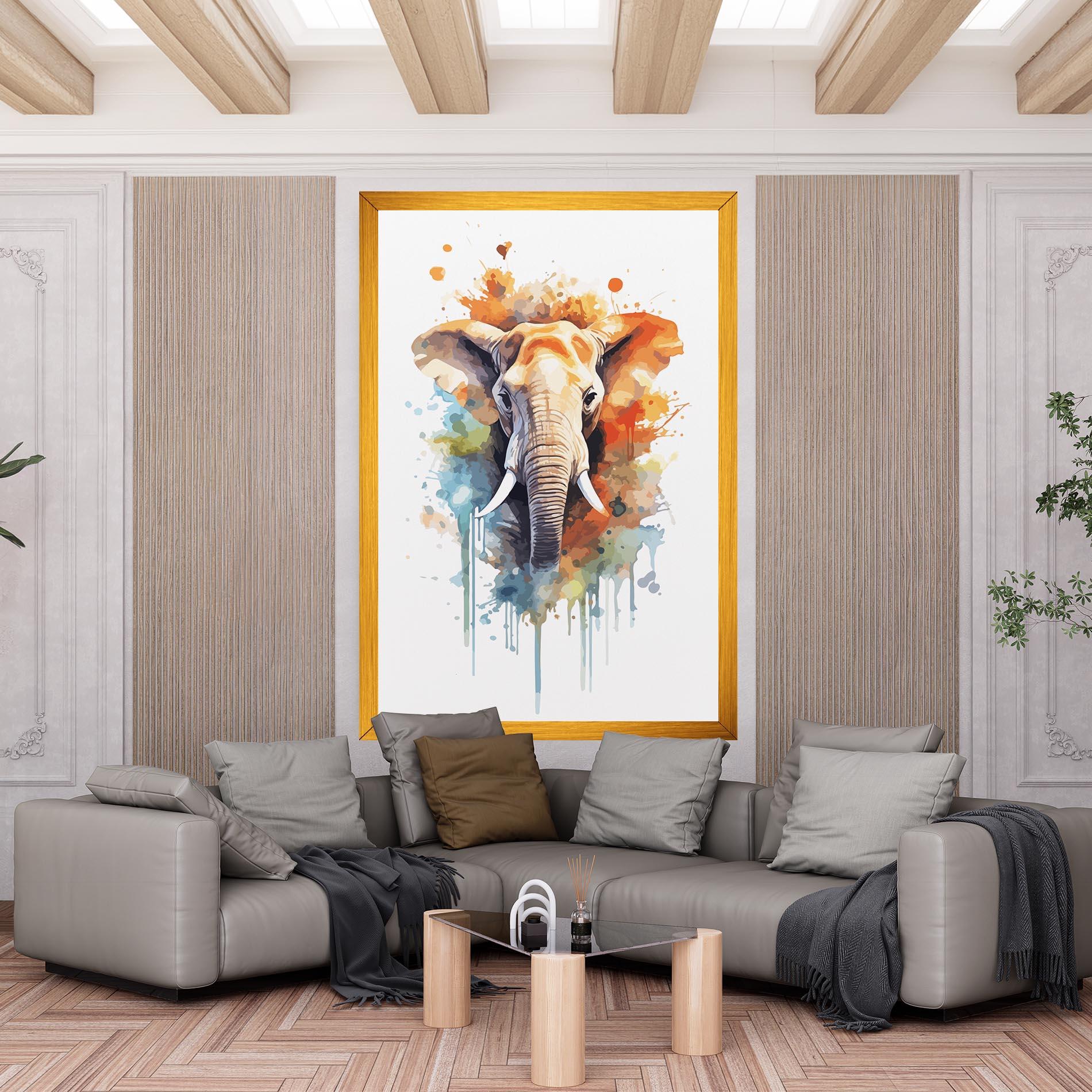 Vászonkép Safari Animal Art mockup 6