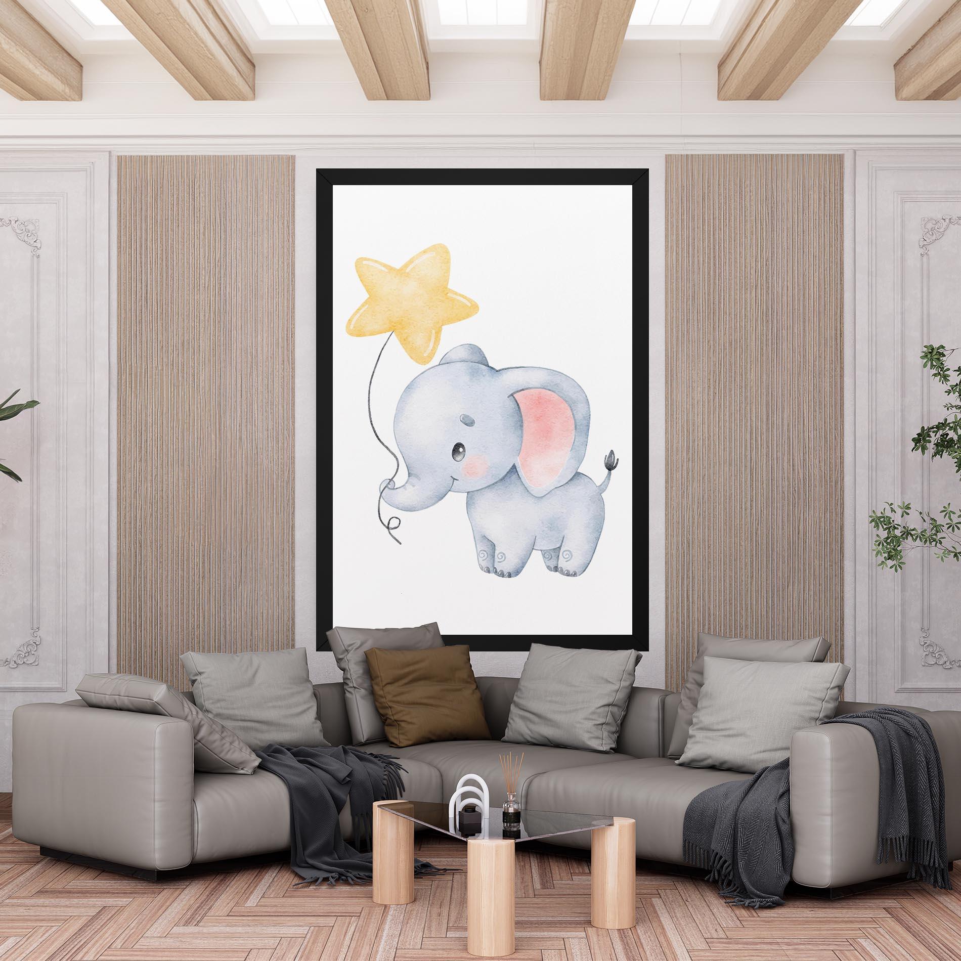 Vászonkép Baby Elephant Kids mockup 6