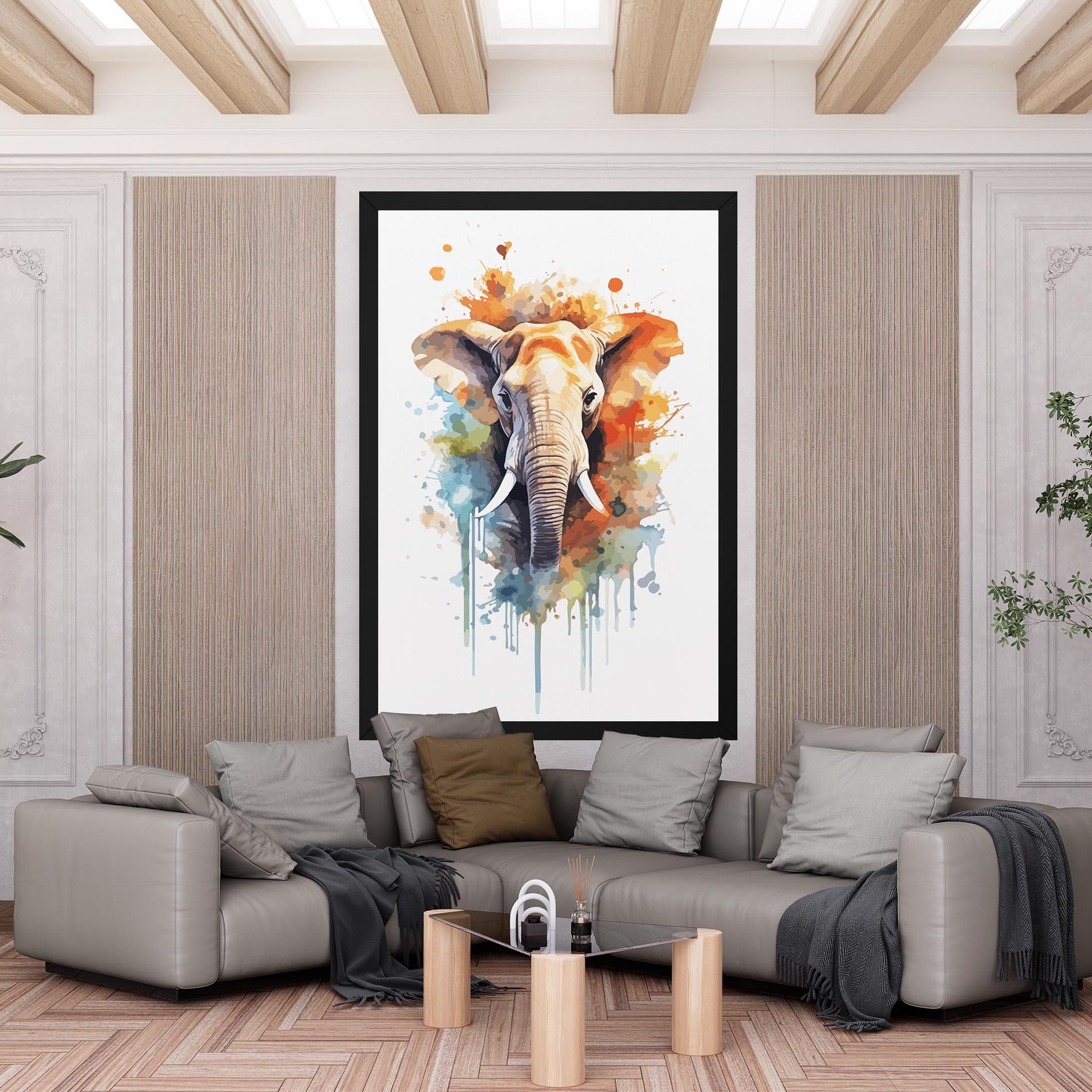 Vászonkép Safari Animal Art mockup 6