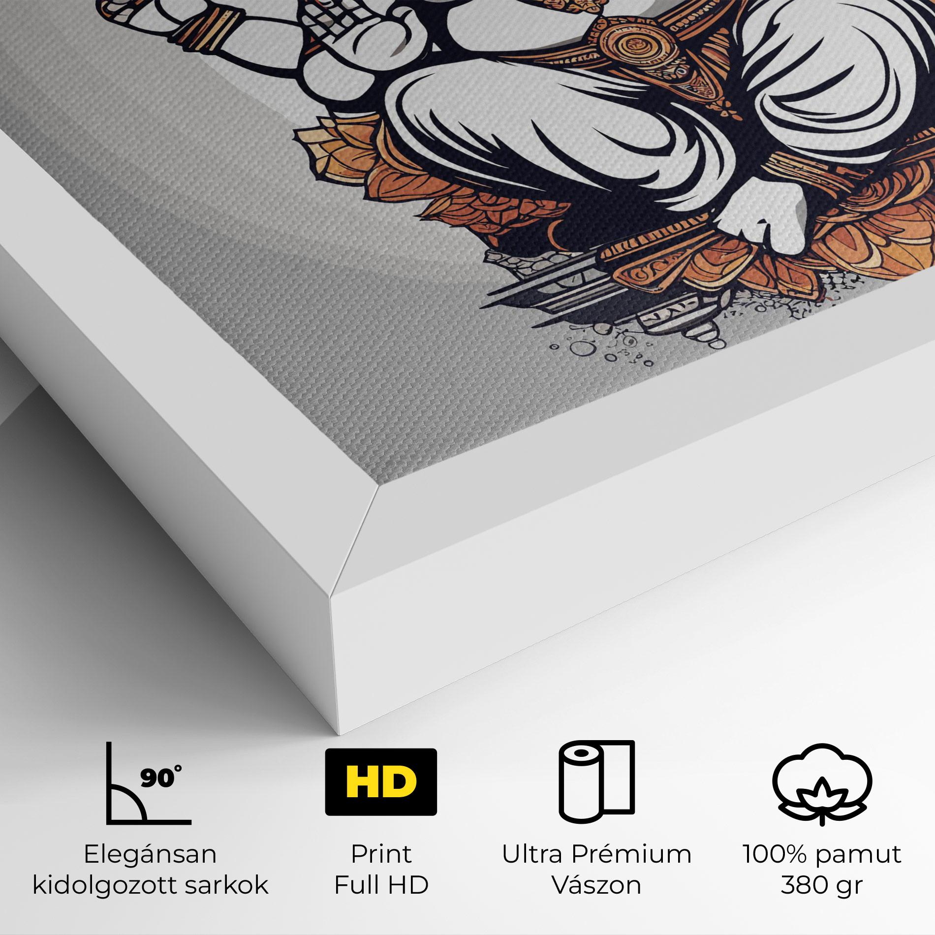 Vászonkép Chaturthi Greys mockup 4