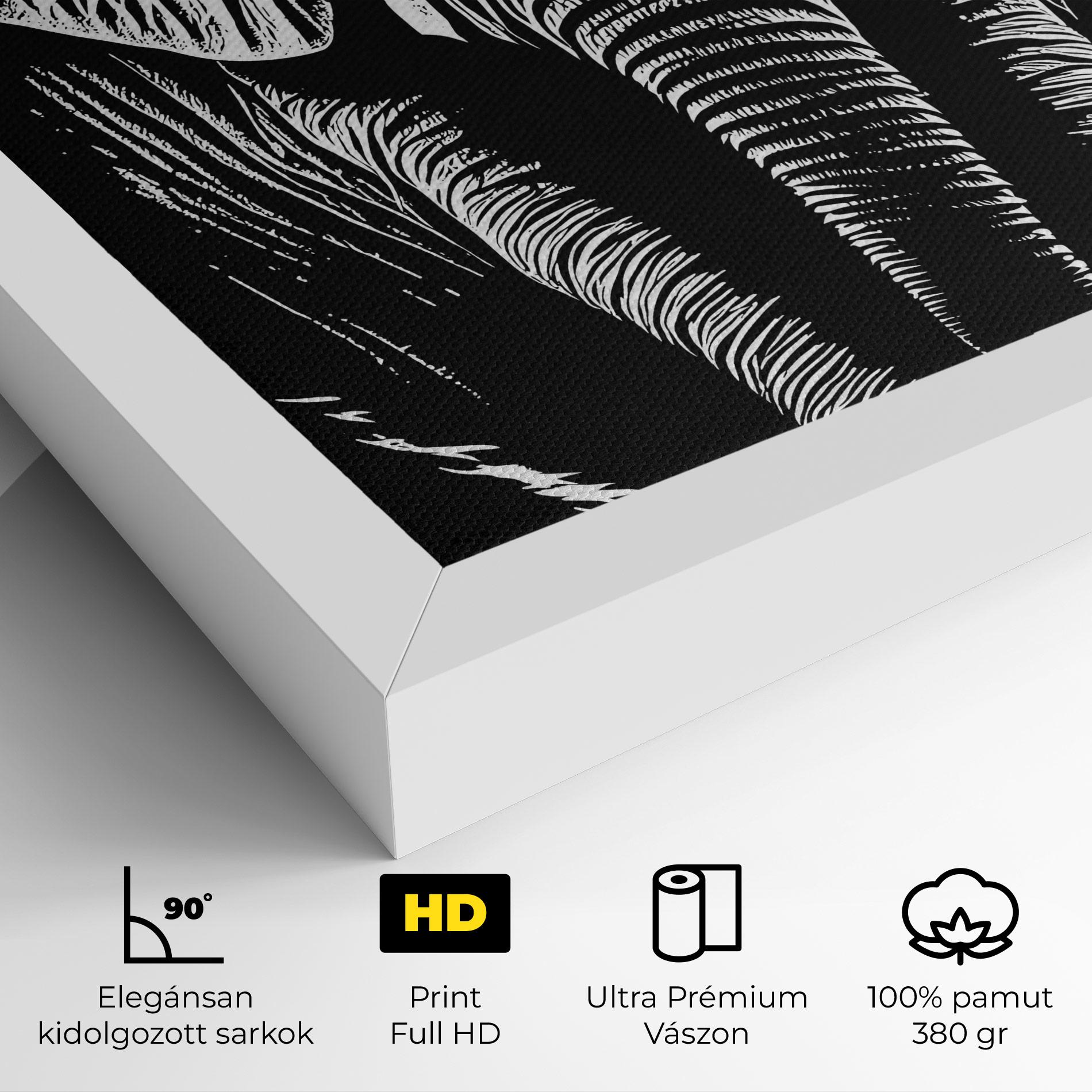 Vászonkép Elephant White Head mockup 4