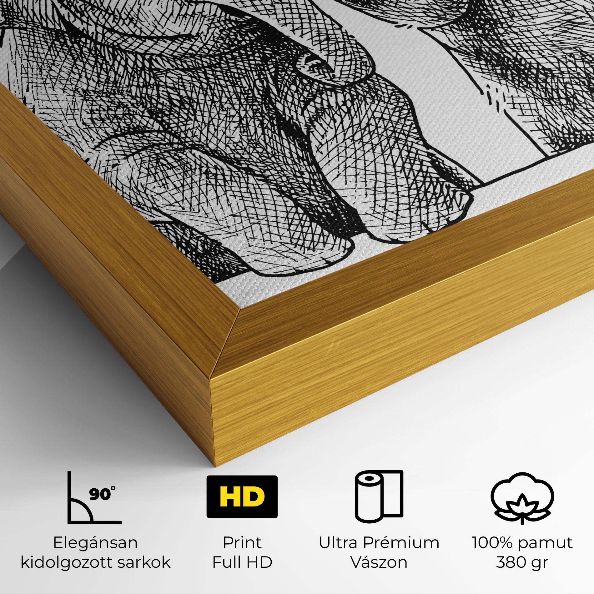 Vászonkép Baby Elephants mockup 4