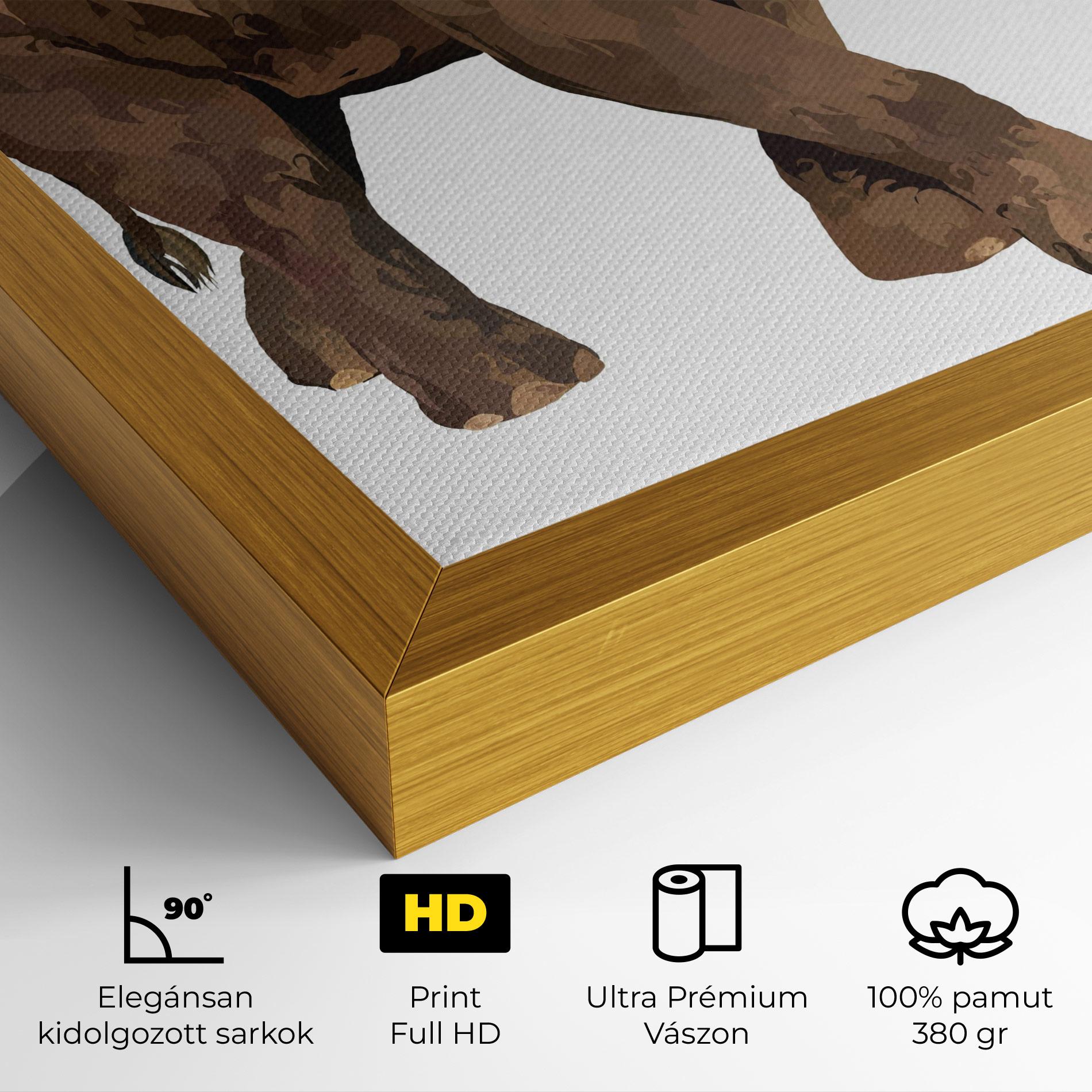Vászonkép Brown Elephant mockup 4