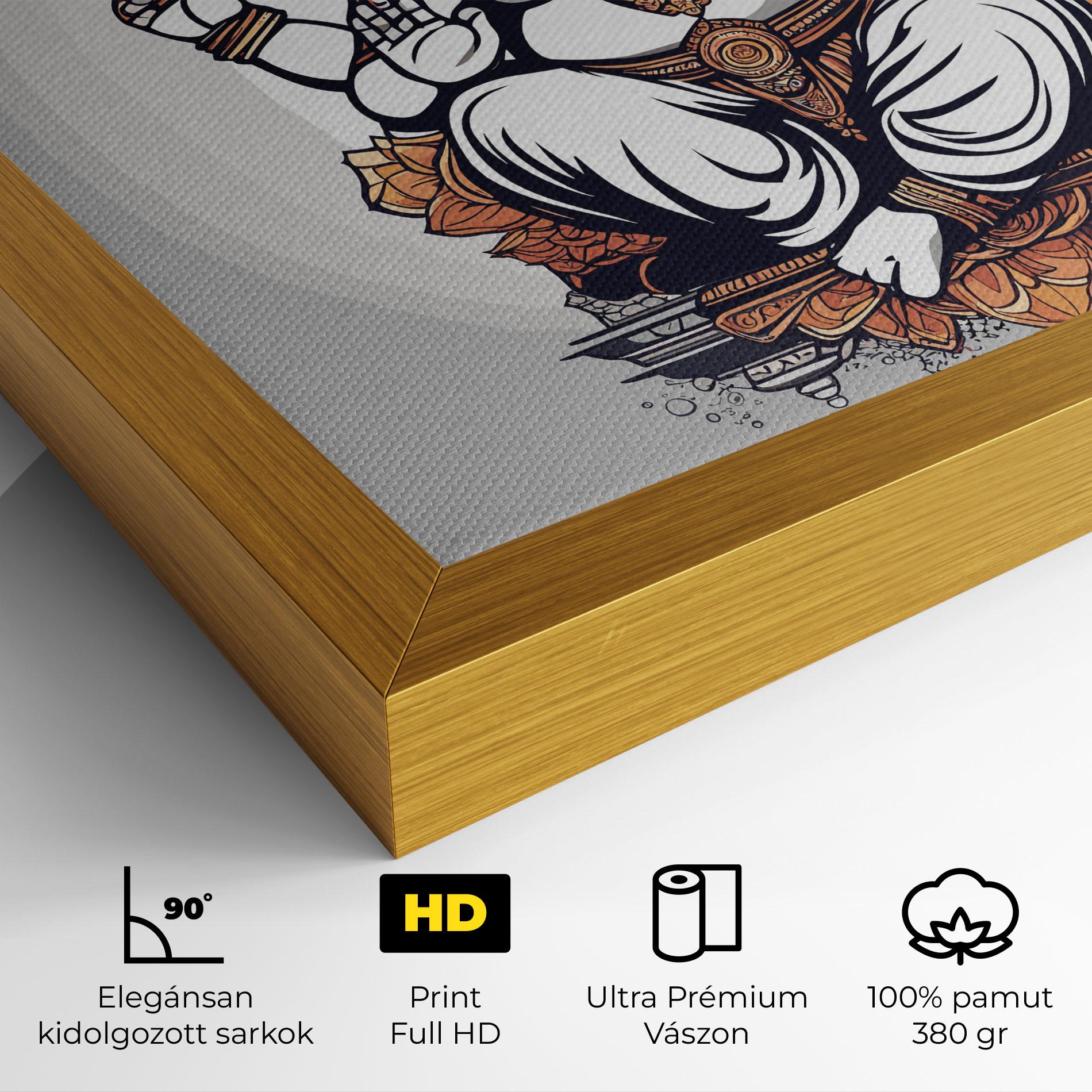 Vászonkép Chaturthi Greys mockup 4