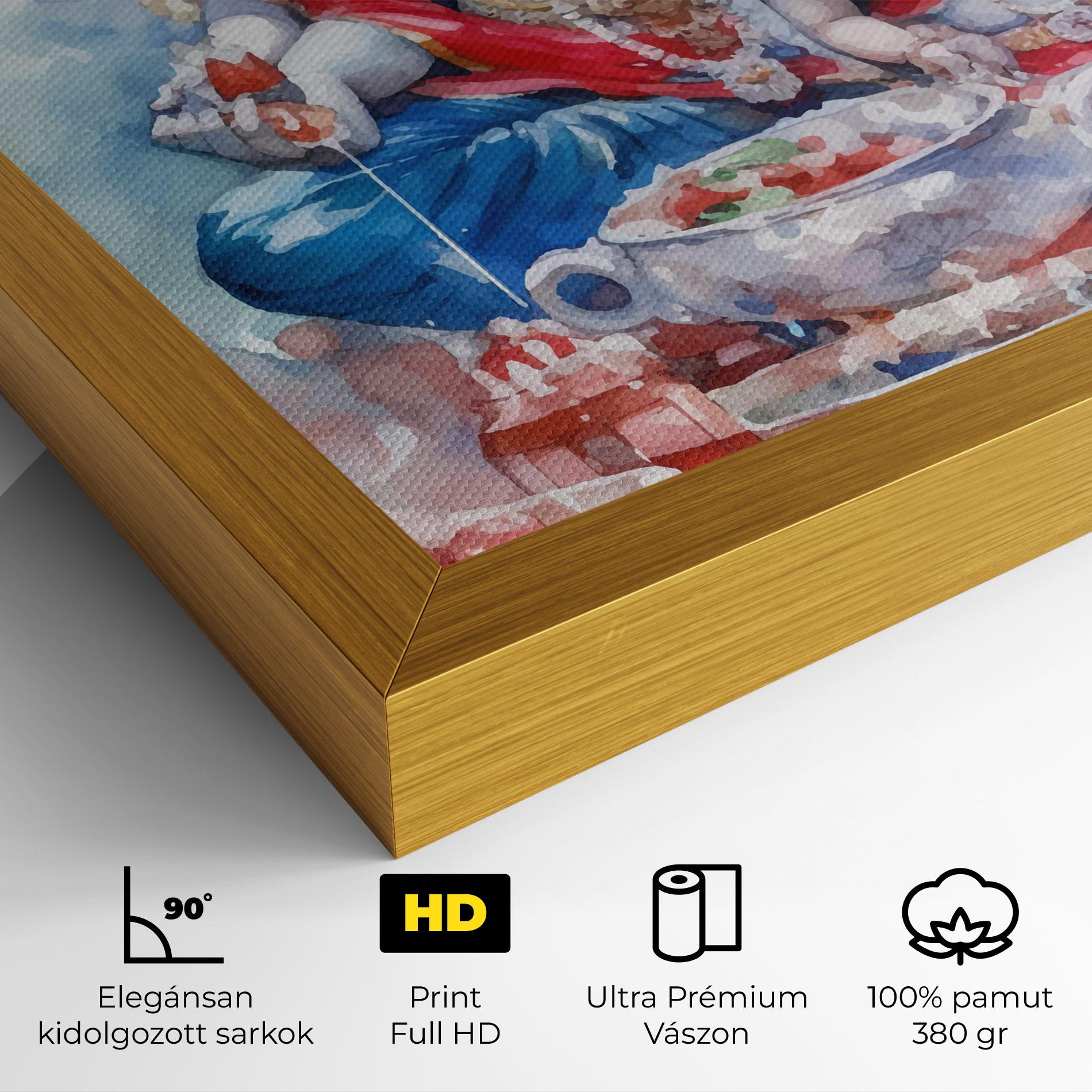 Vászonkép Durga Puja Festival mockup 4