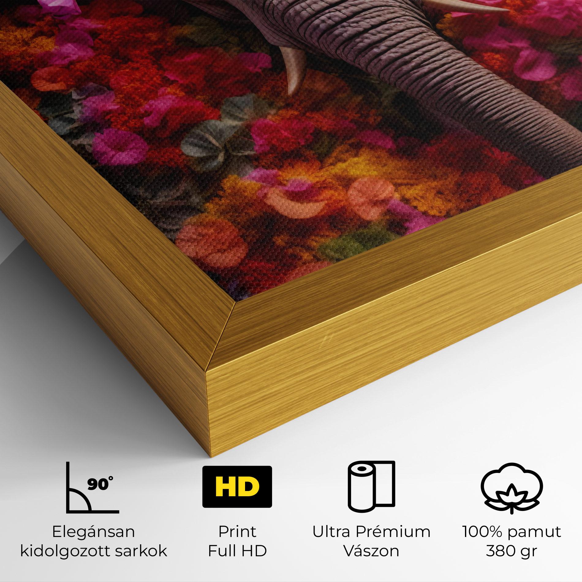 Vászonkép Flower Elephant mockup 4