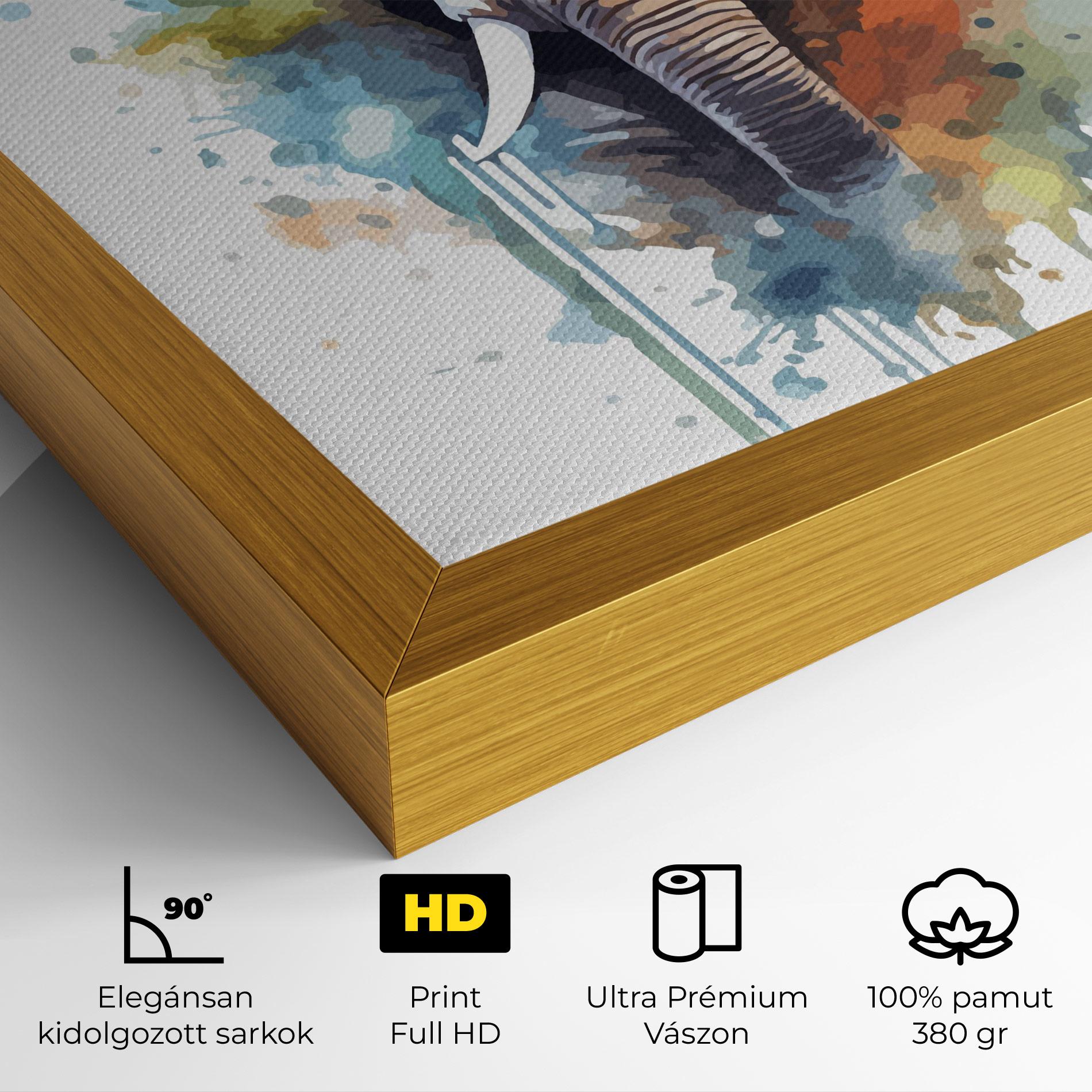 Vászonkép Safari Animal Art mockup 4