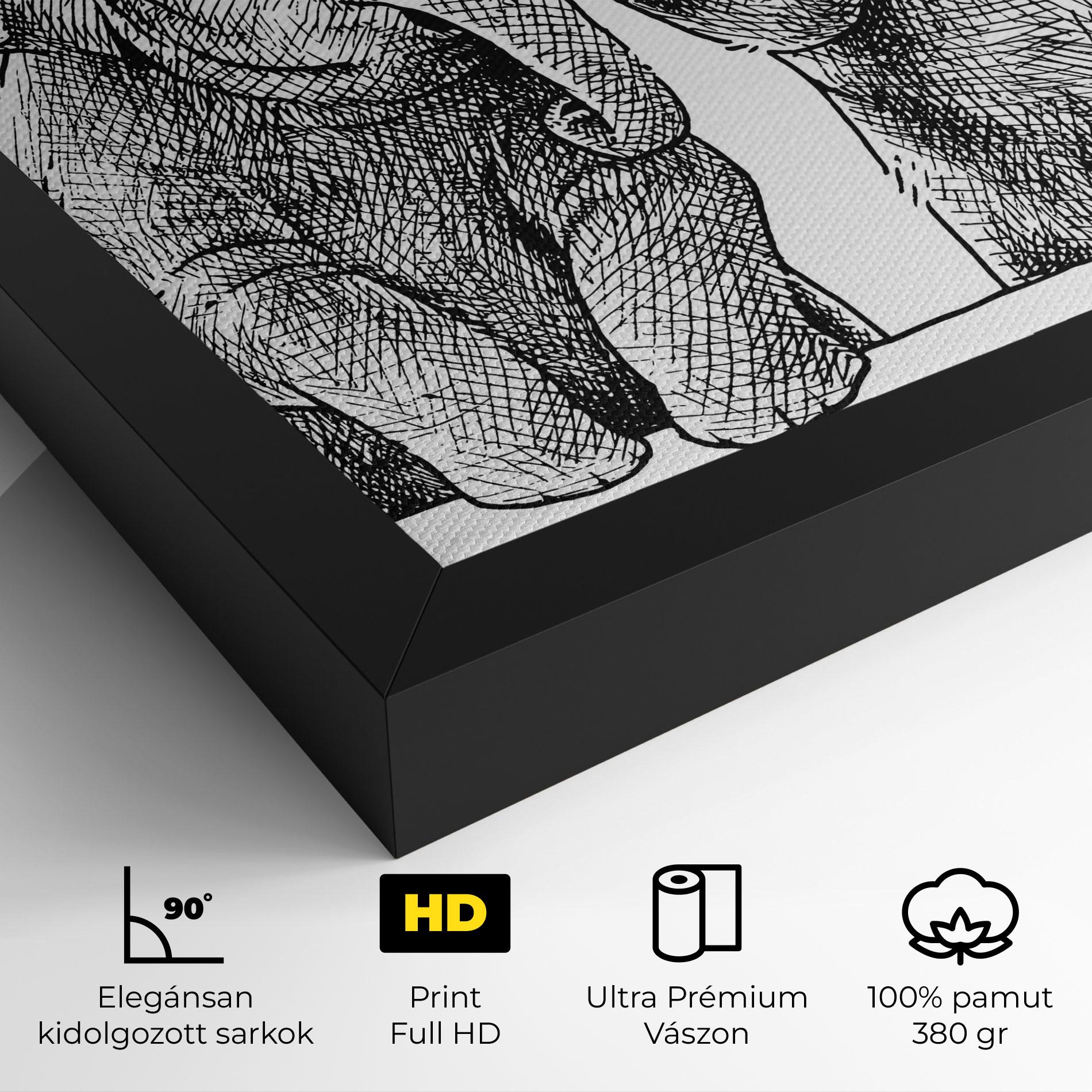 Vászonkép Baby Elephants mockup 4