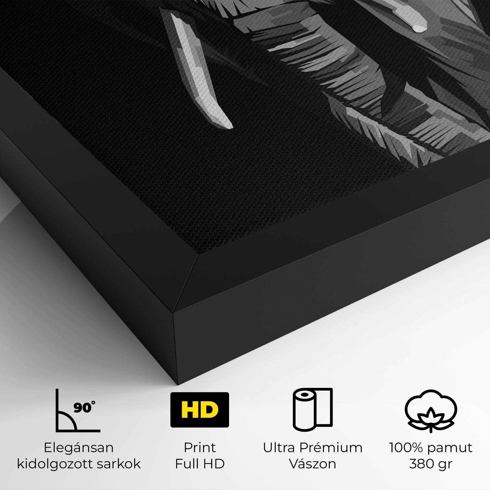 Vászonkép Beautiful Grey Elephant mockup 4