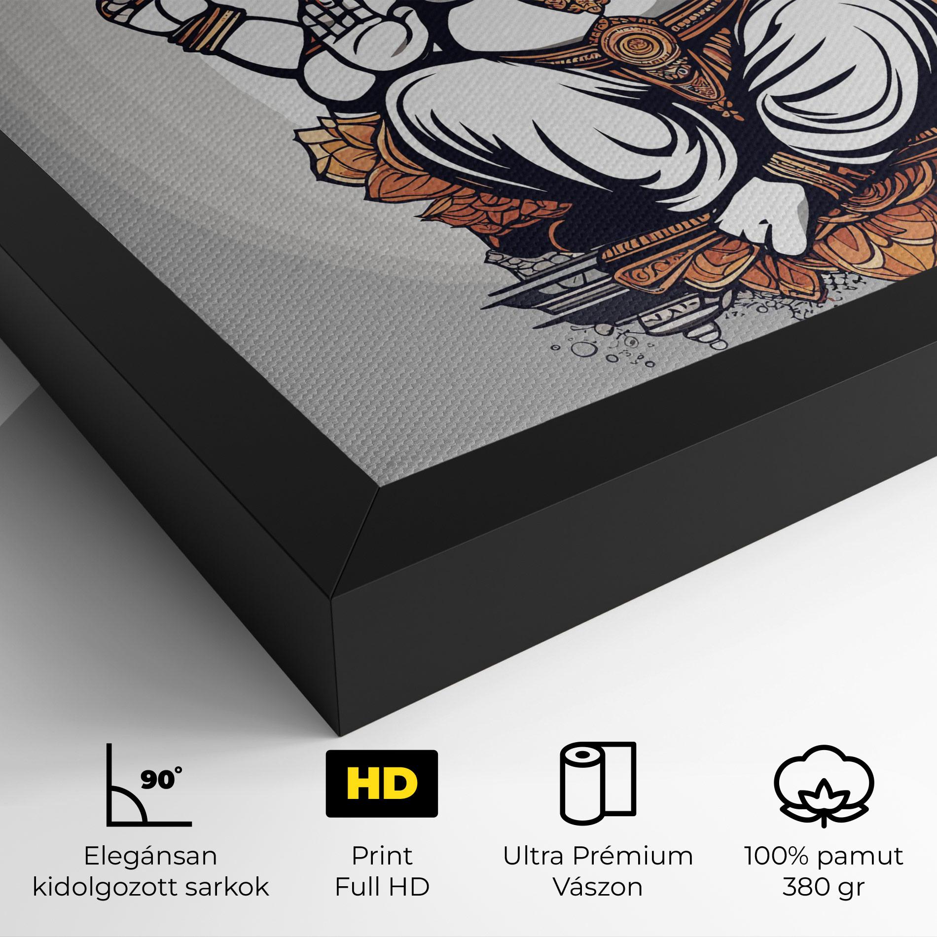 Vászonkép Chaturthi Greys mockup 4