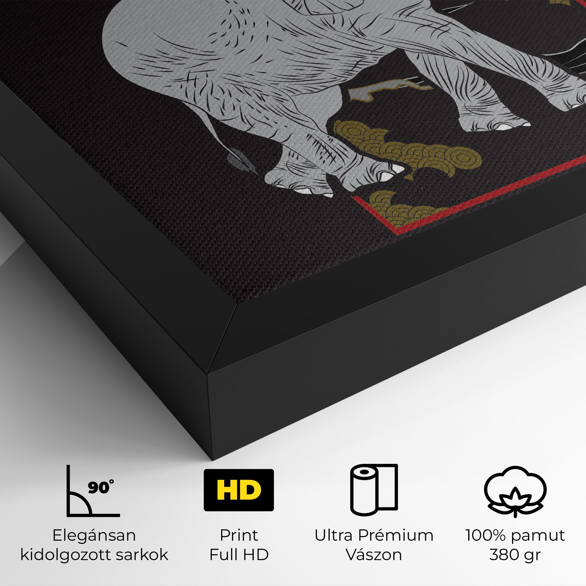 Vászonkép Elephant Asia mockup 4