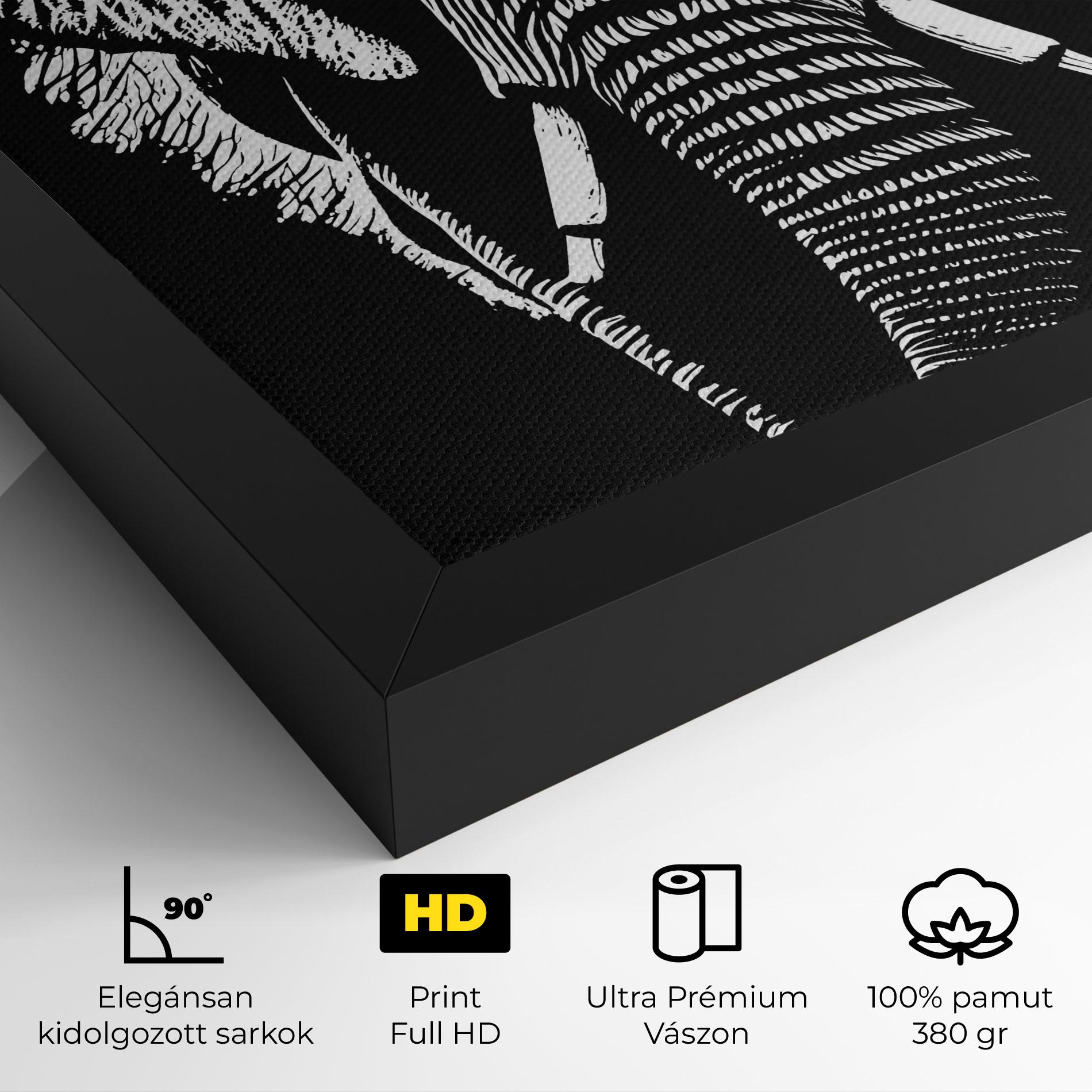 Vászonkép Elephant Drawing mockup 4