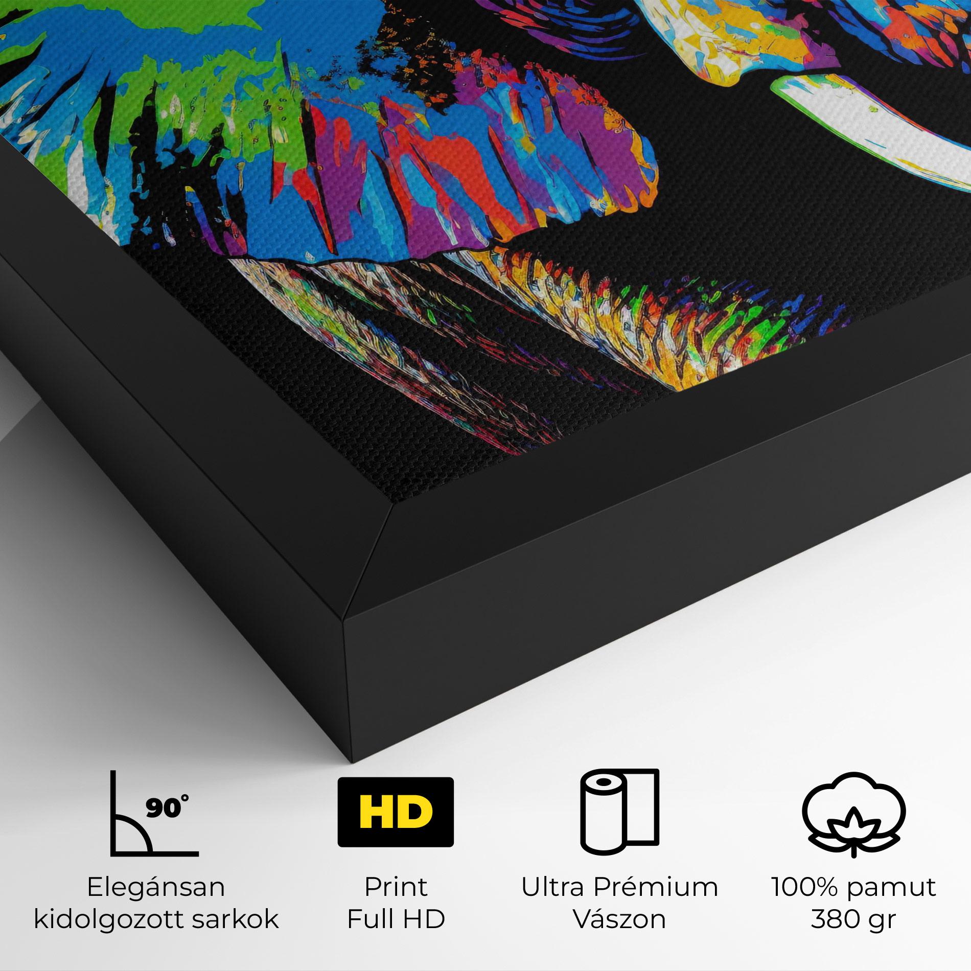 Vászonkép Elephant Portrait mockup 4