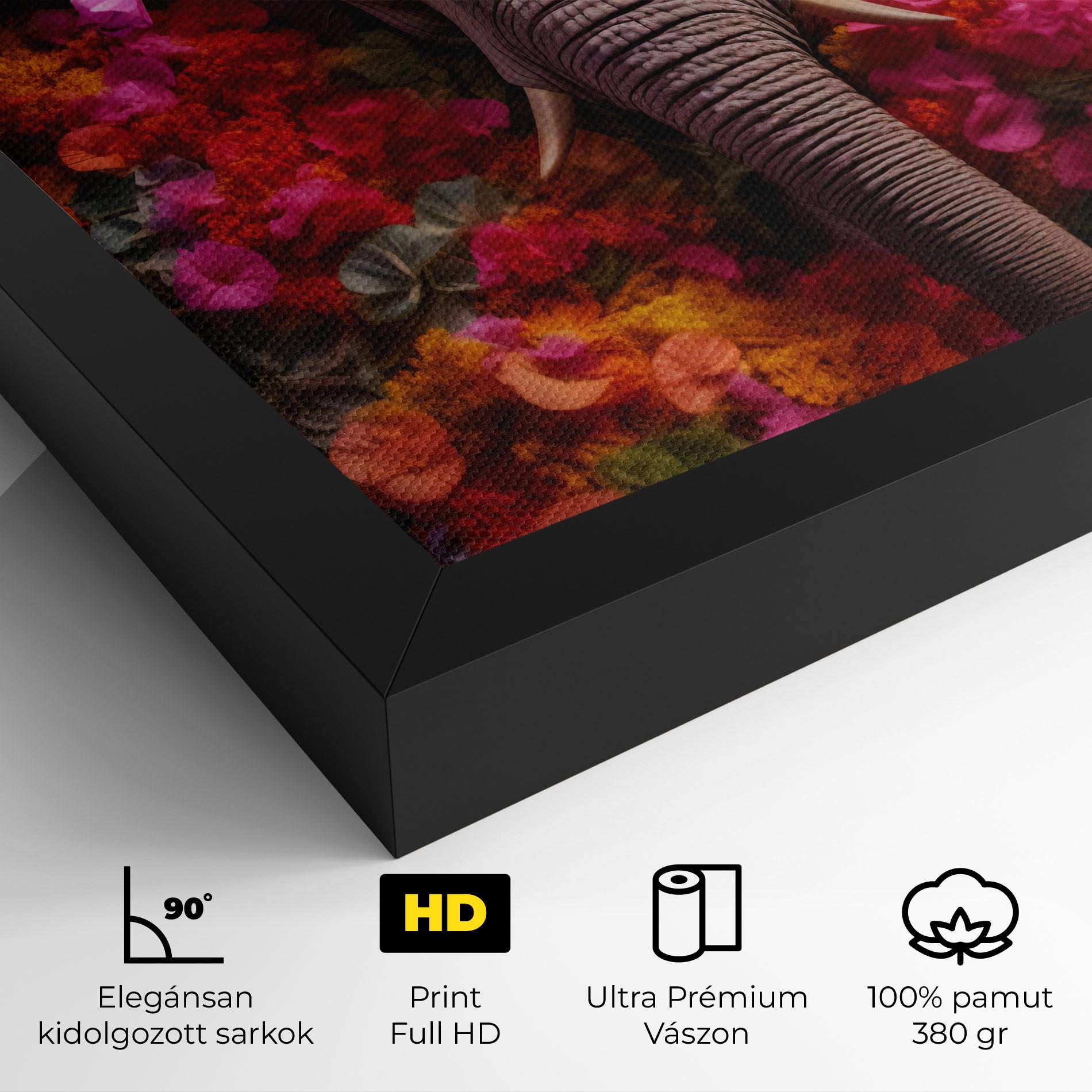 Vászonkép Flower Elephant mockup 4