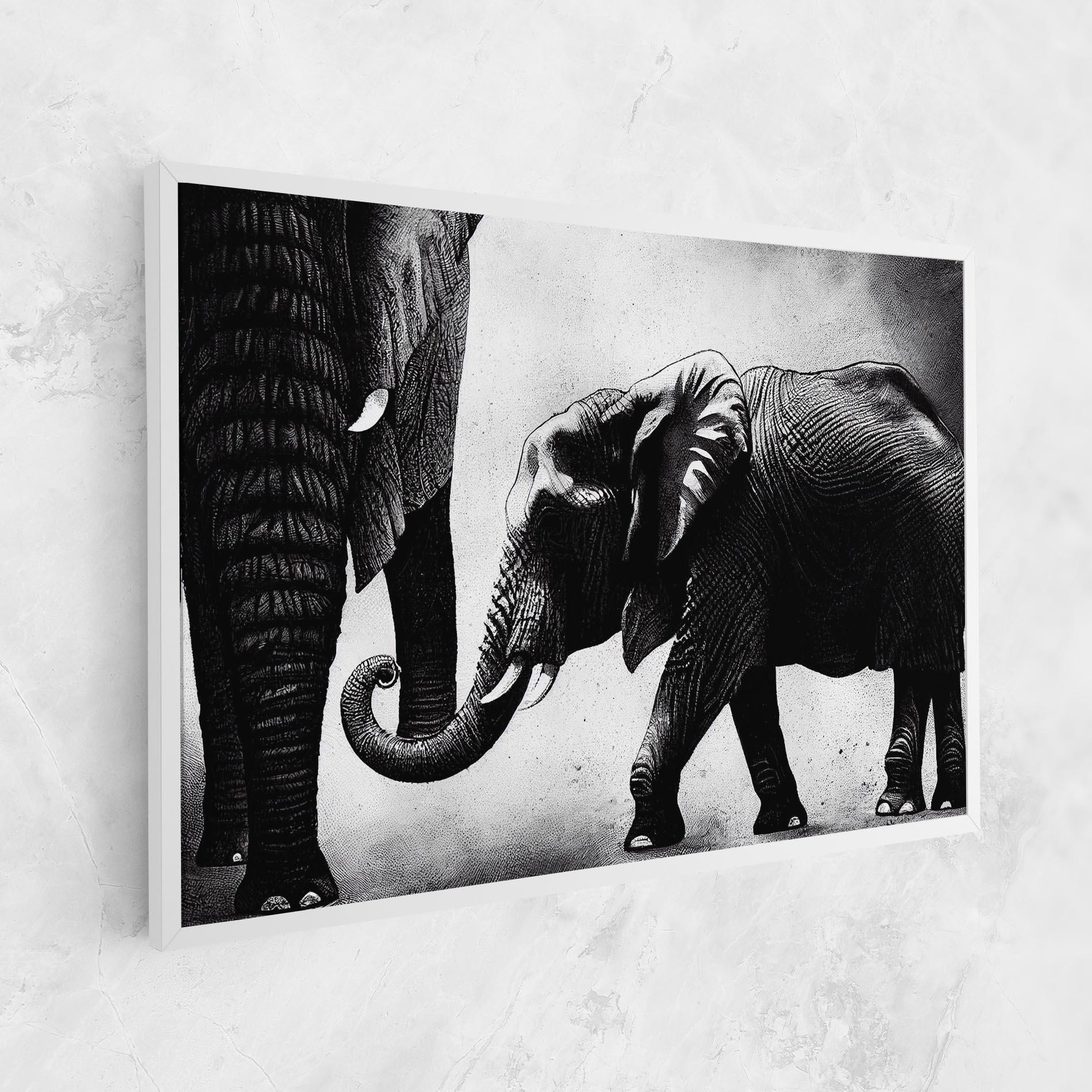 Vászonkép Baby Elephant mockup 1