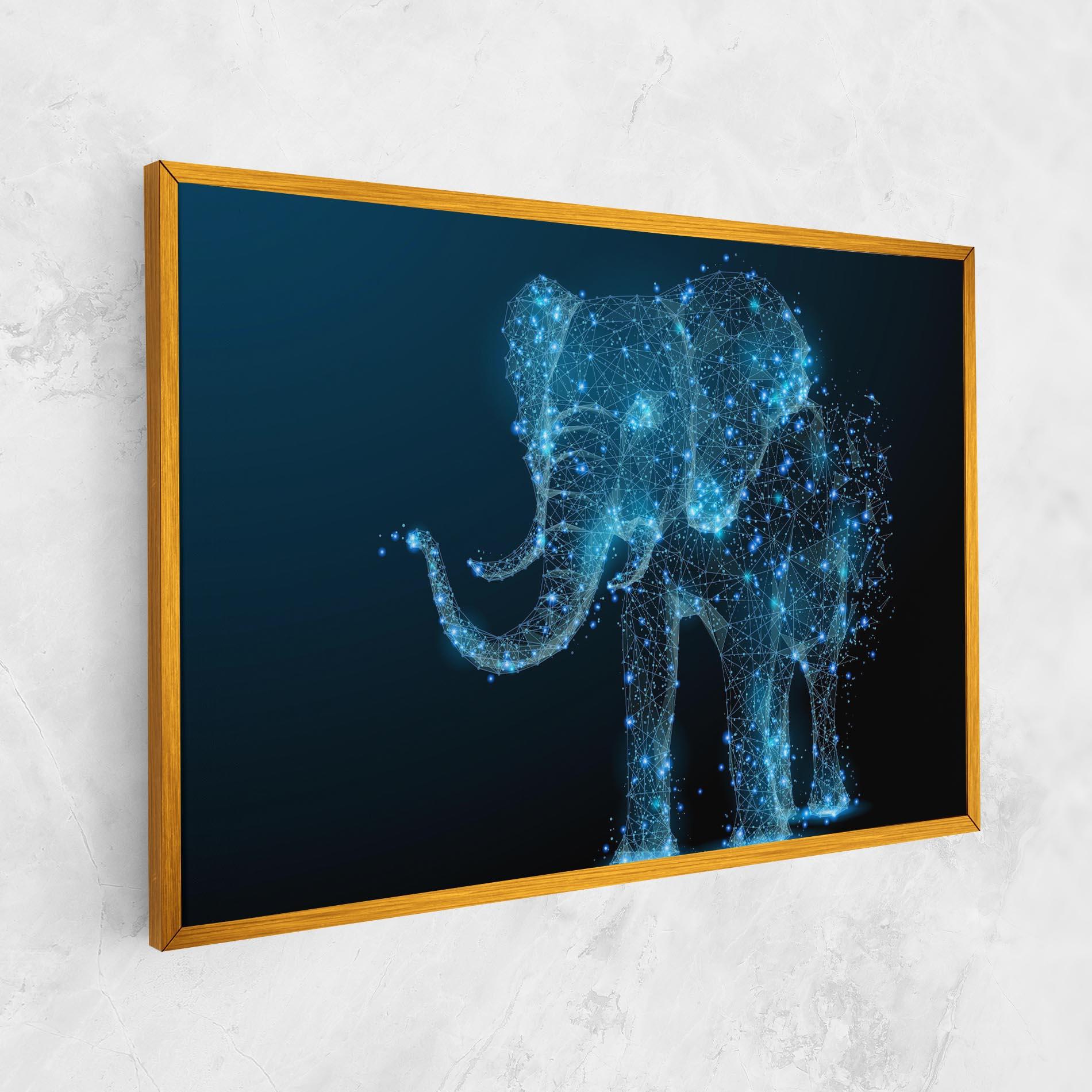 Vászonkép Digital Elephant mockup 1