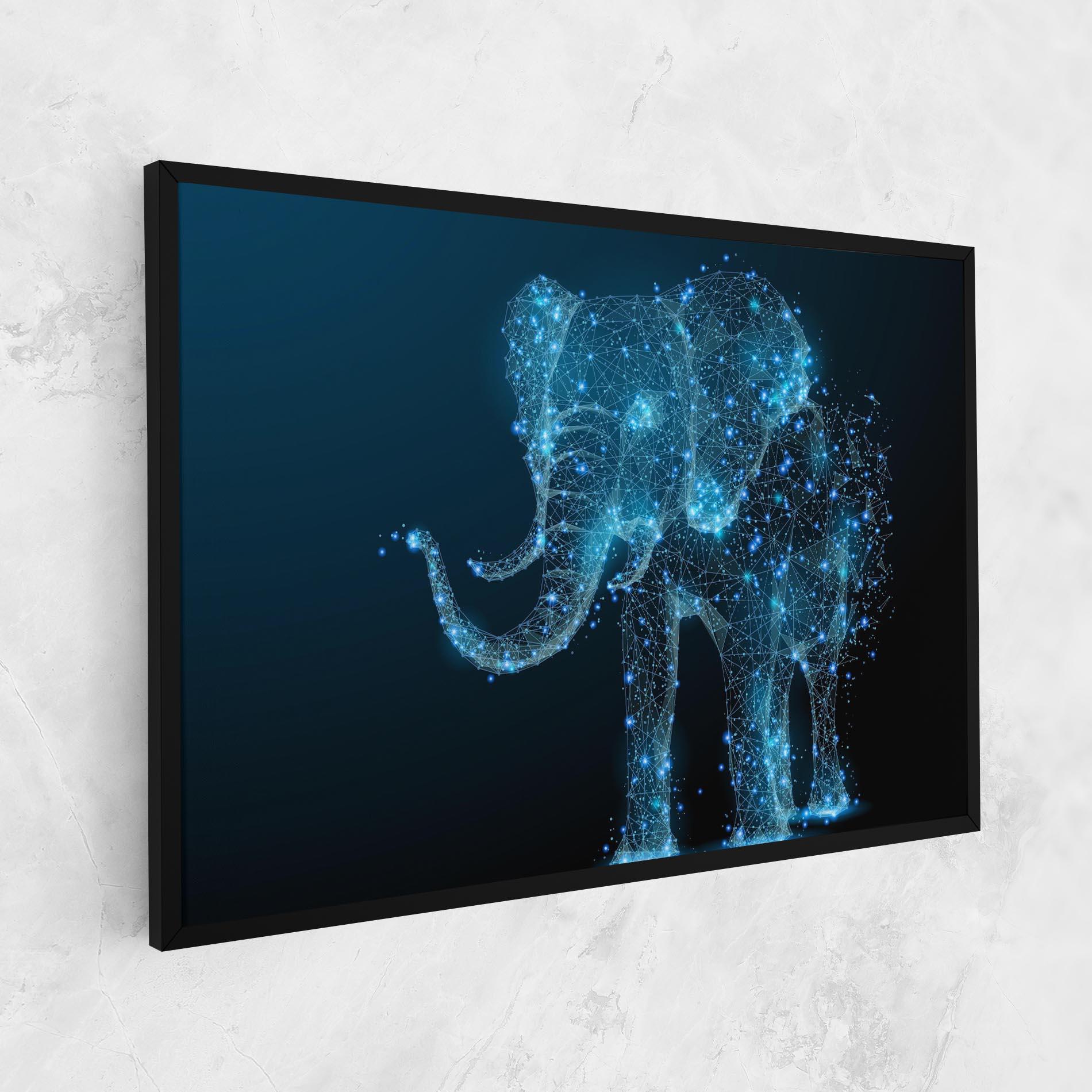Vászonkép Digital Elephant mockup 1