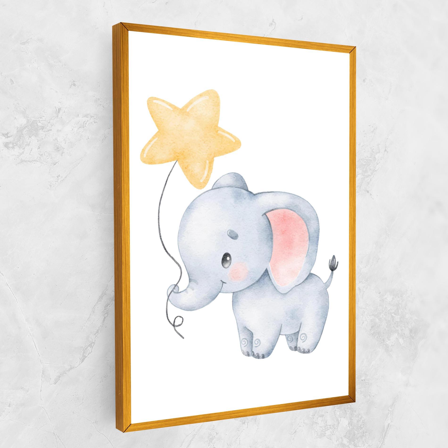 Vászonkép Baby Elephant Kids mockup 1