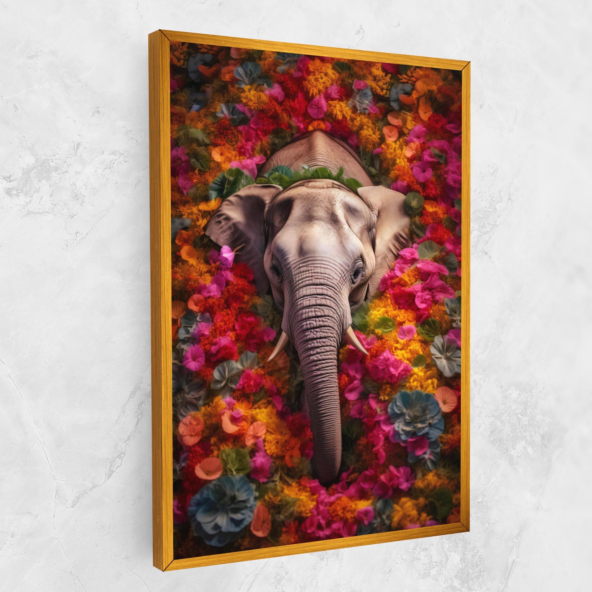 Vászonkép Flower Elephant mockup 1