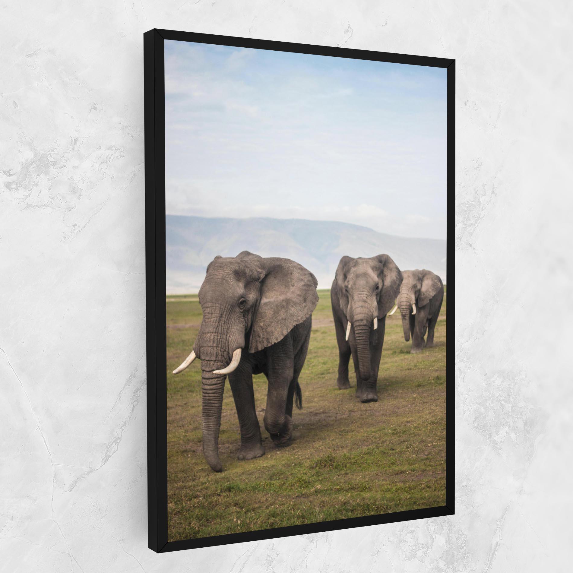 Vászonkép Elephant Landscape mockup 1