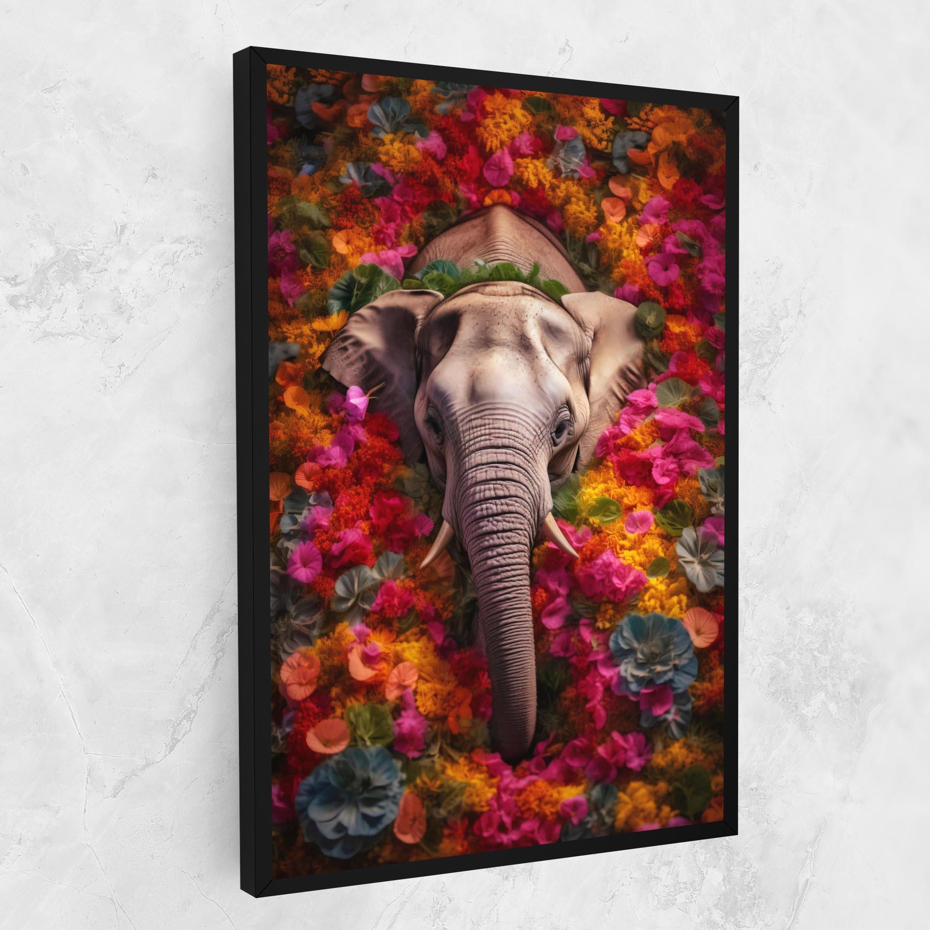 Vászonkép Flower Elephant mockup 1