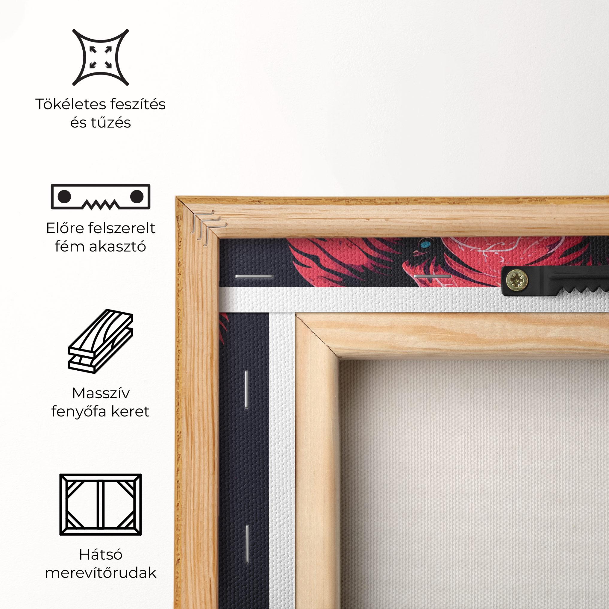 Vászonkép Blue Red Elephant mockup 5