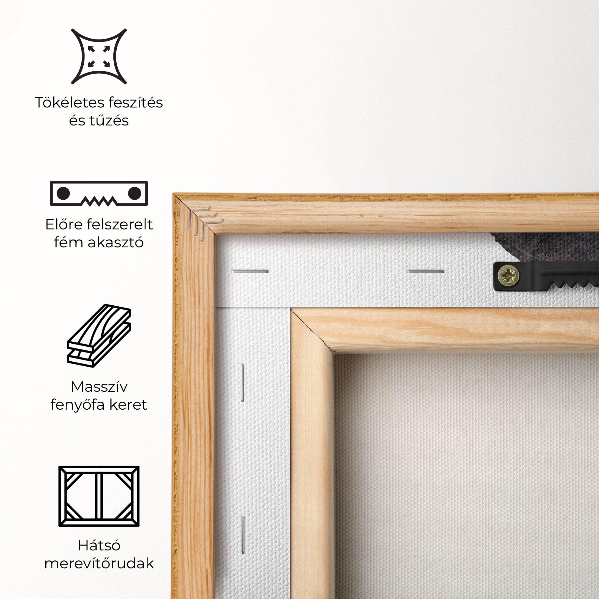 Vászonkép Close Grey Eelephant mockup 5