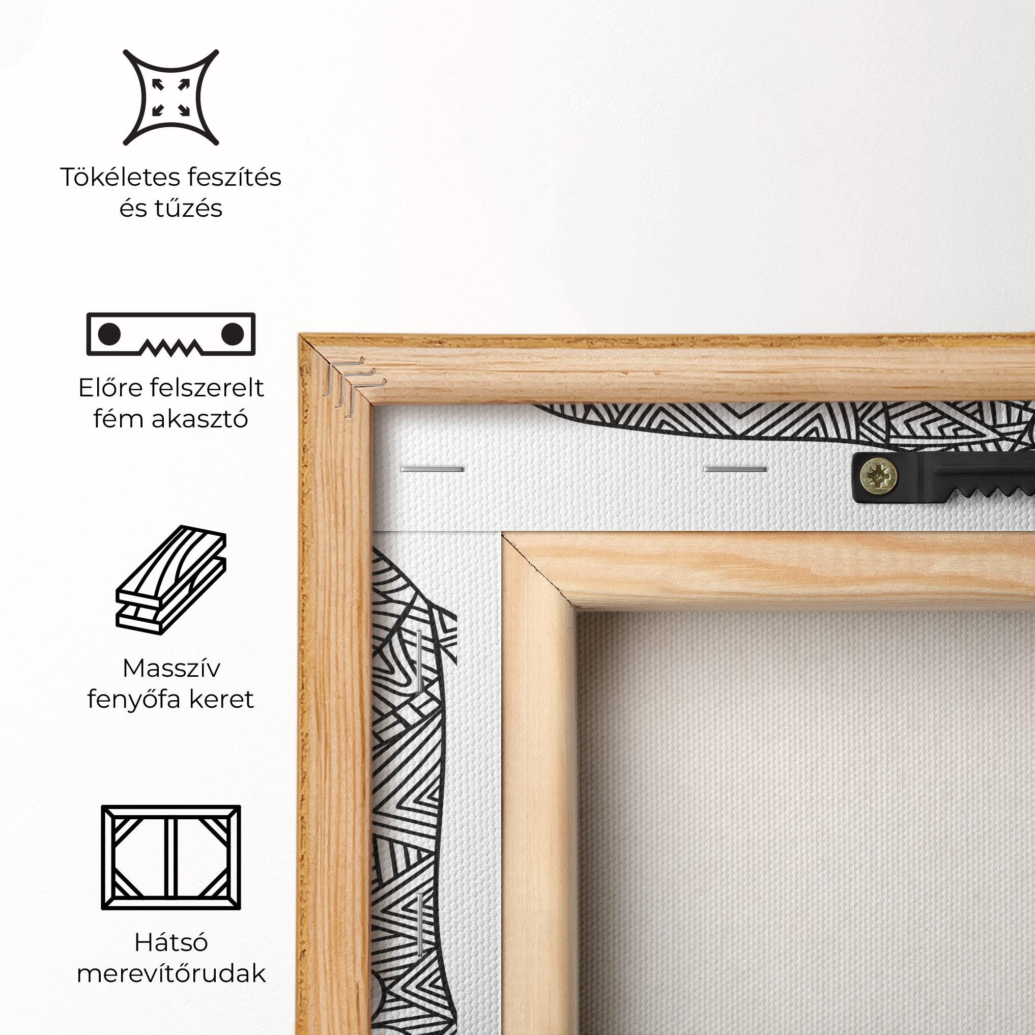 Vászonkép Elephant Mandala mockup 5