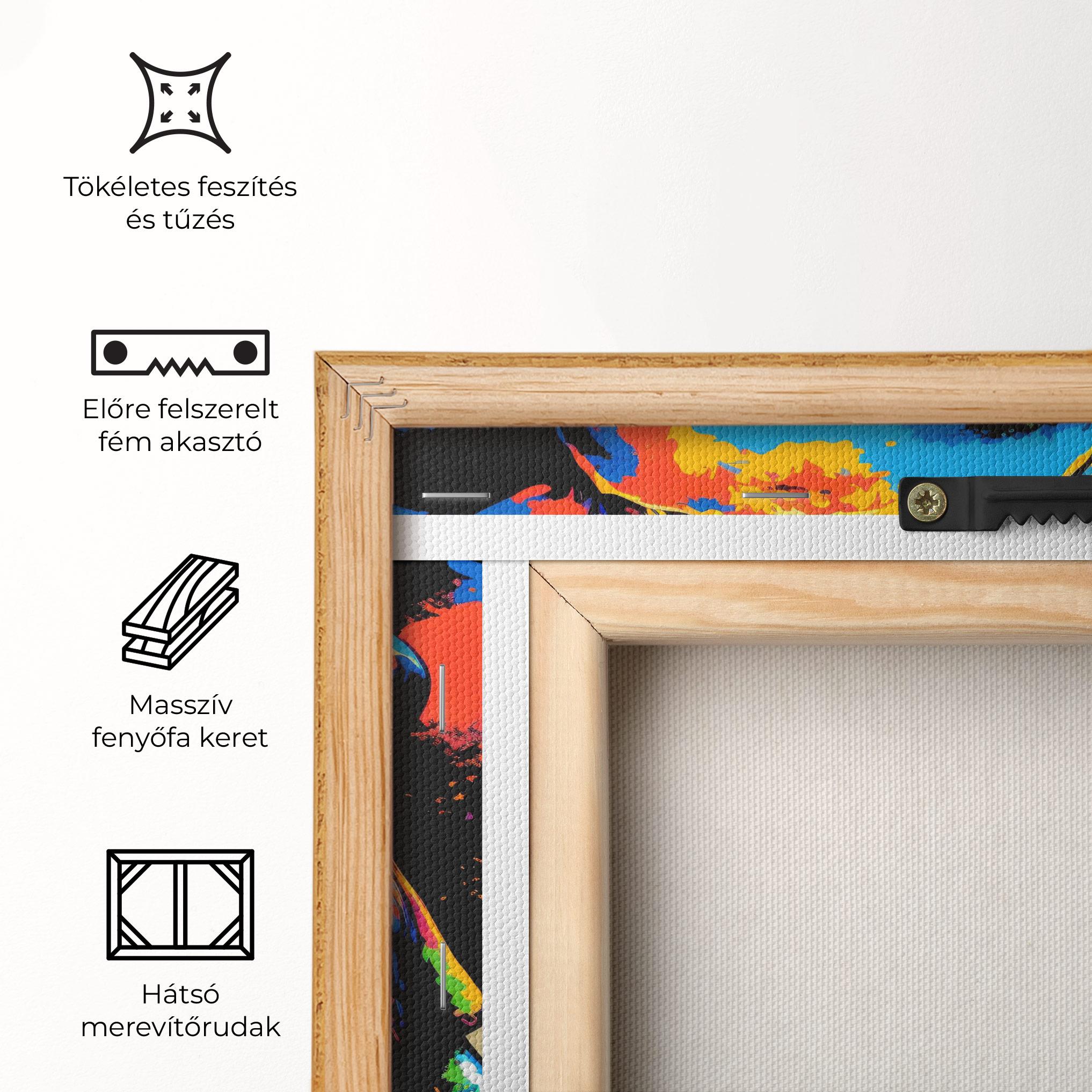 Vászonkép Elephant Portrait mockup 5