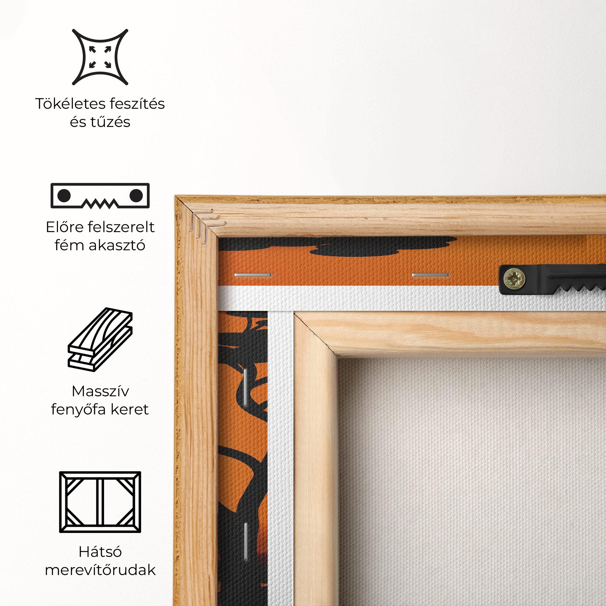 Vászonkép Elephant Sunset mockup 5