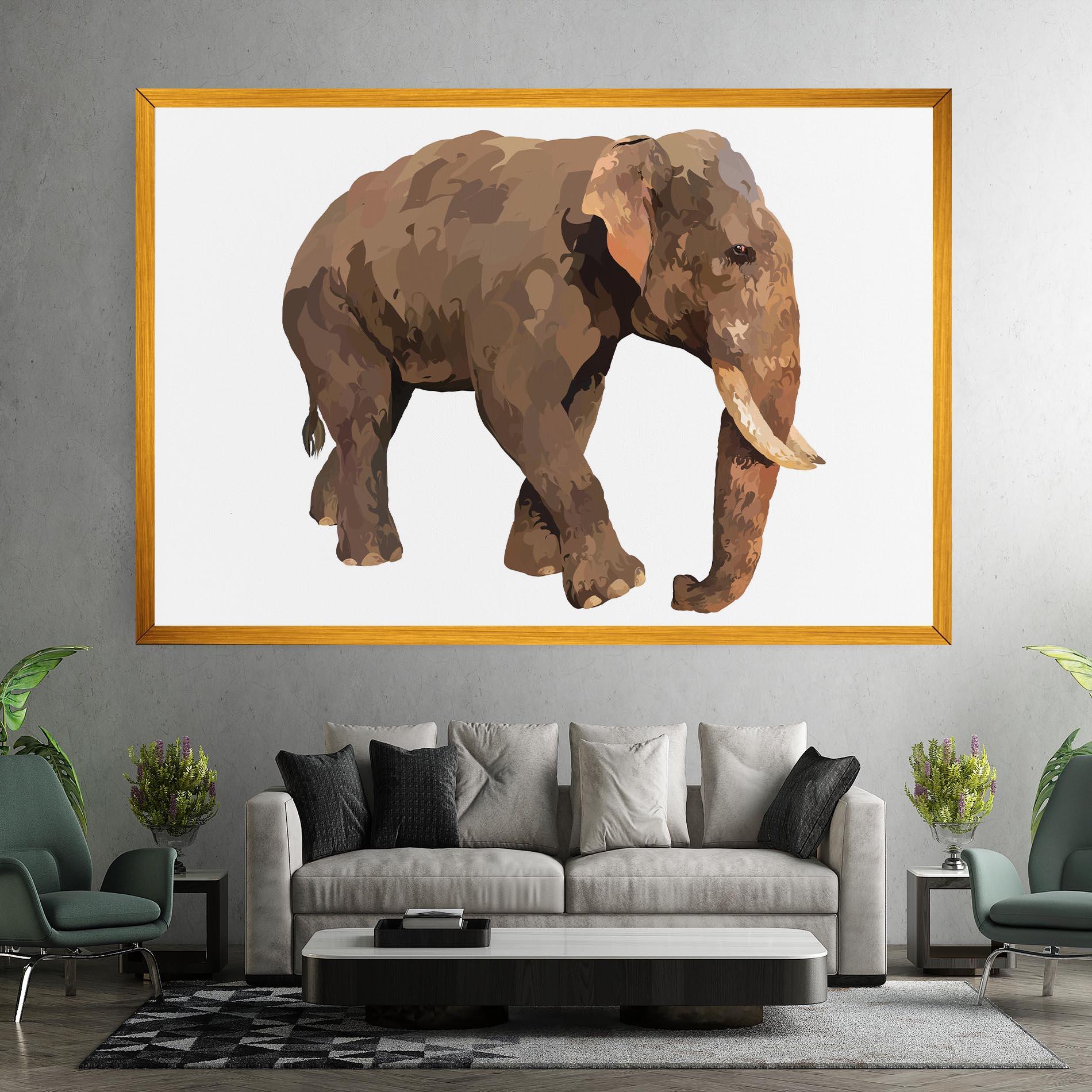 Vászonkép Brown Elephant mockup 7