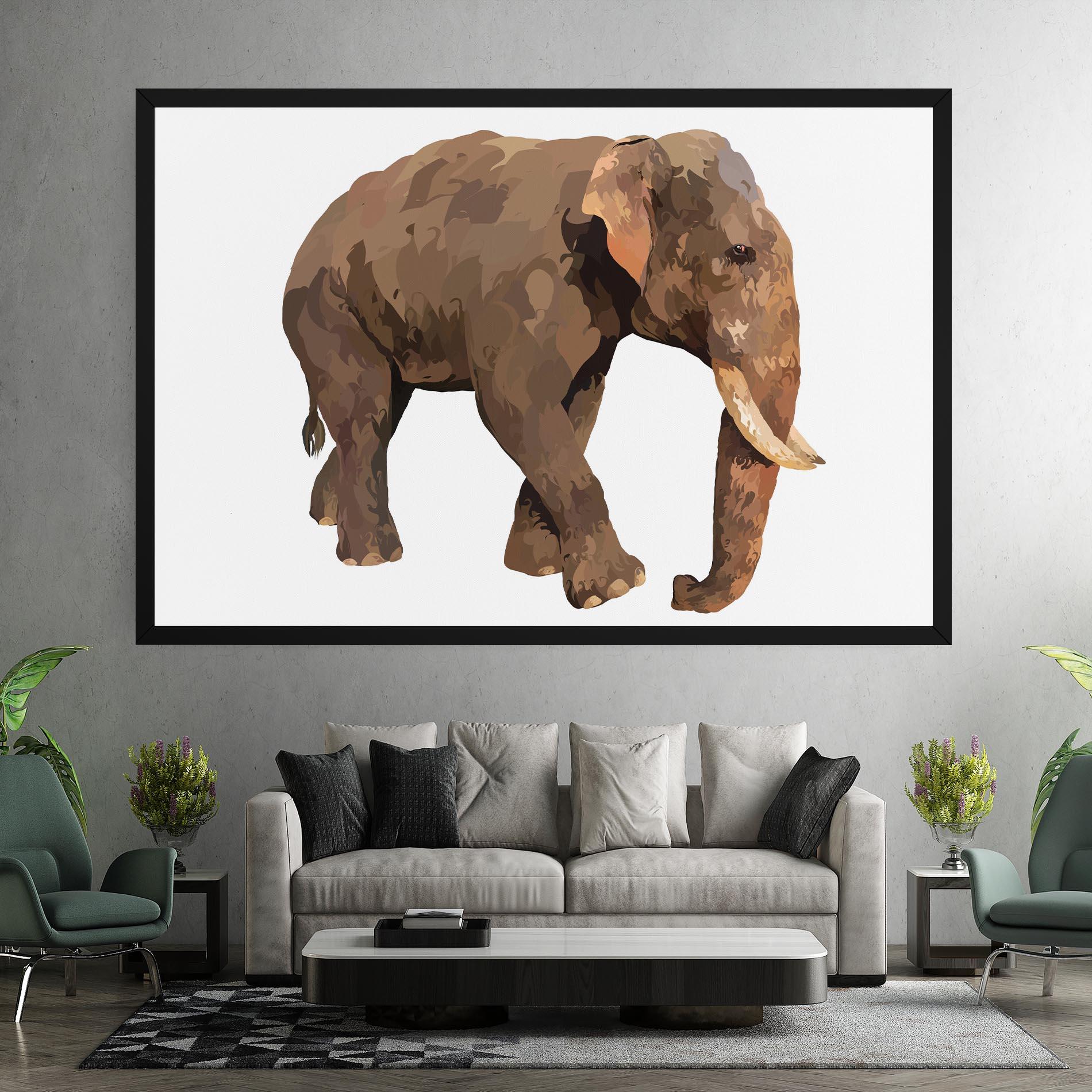 Vászonkép Brown Elephant mockup 7