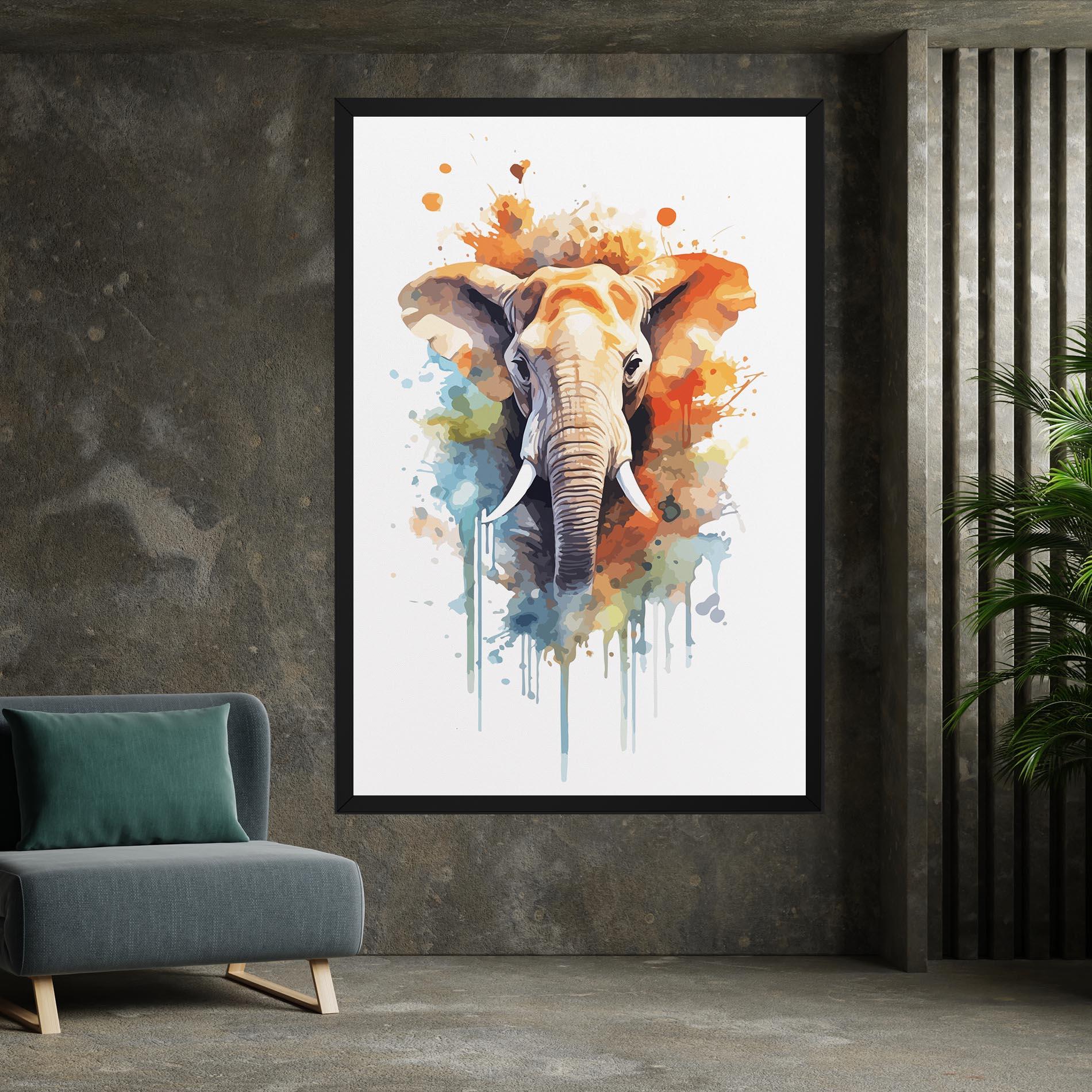 Vászonkép Safari Animal Art mockup 7