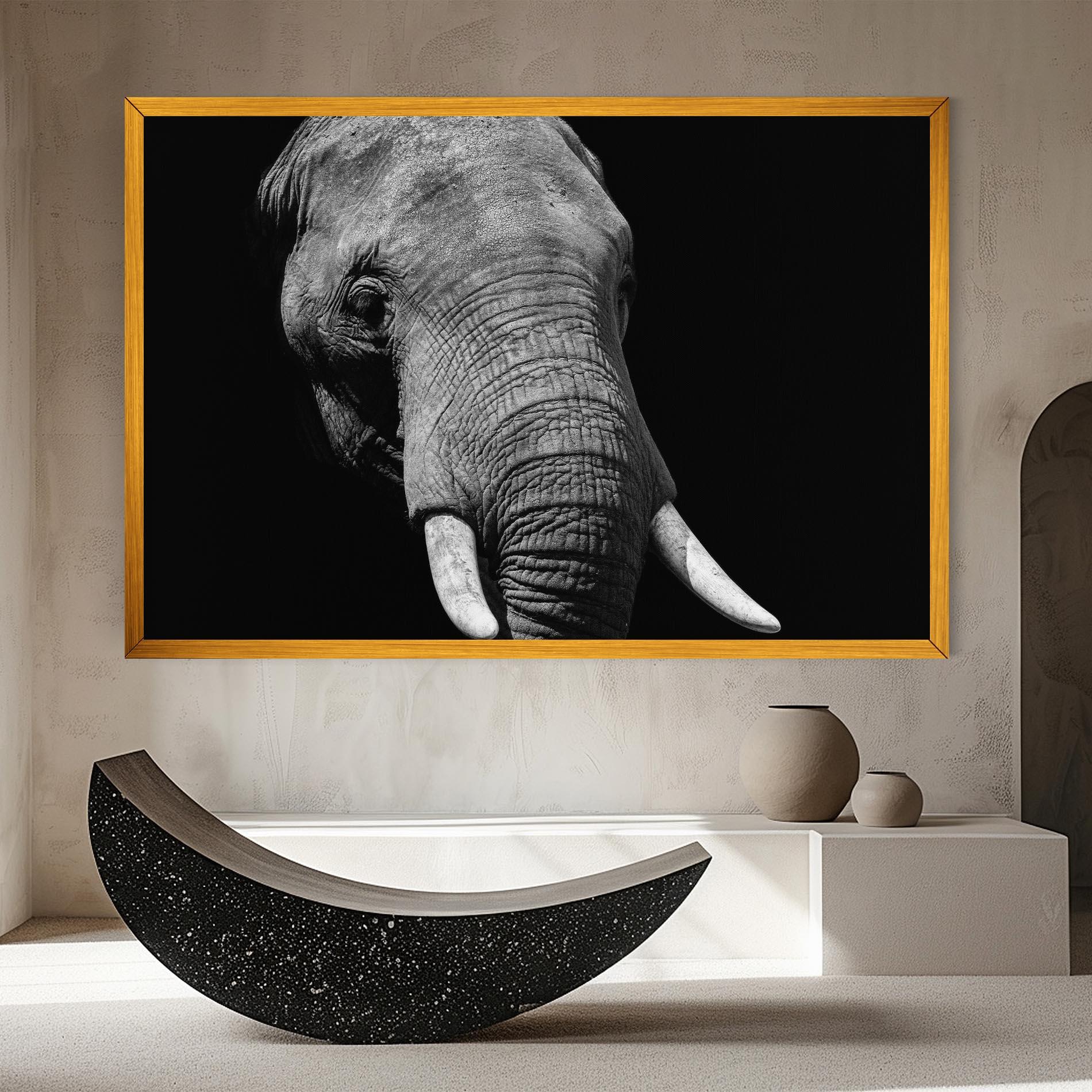 Vászonkép Shadow Elephant mockup 8