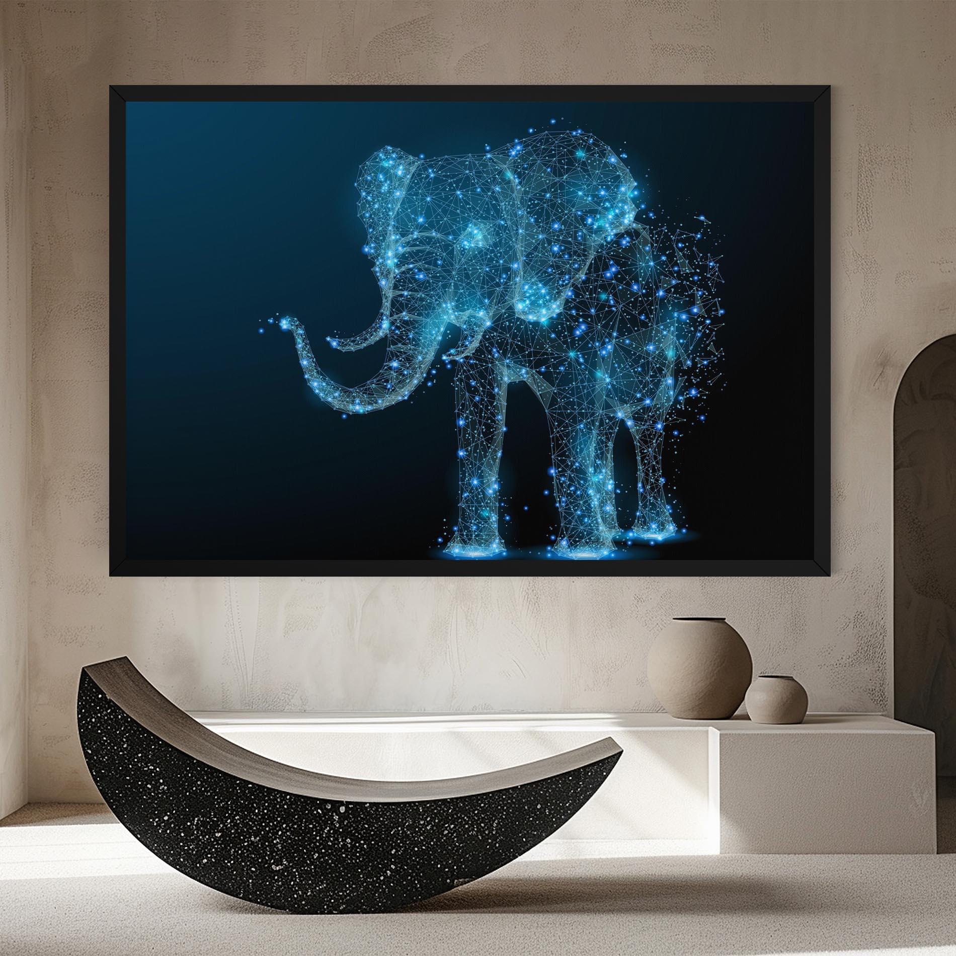 Vászonkép Digital Elephant mockup 8