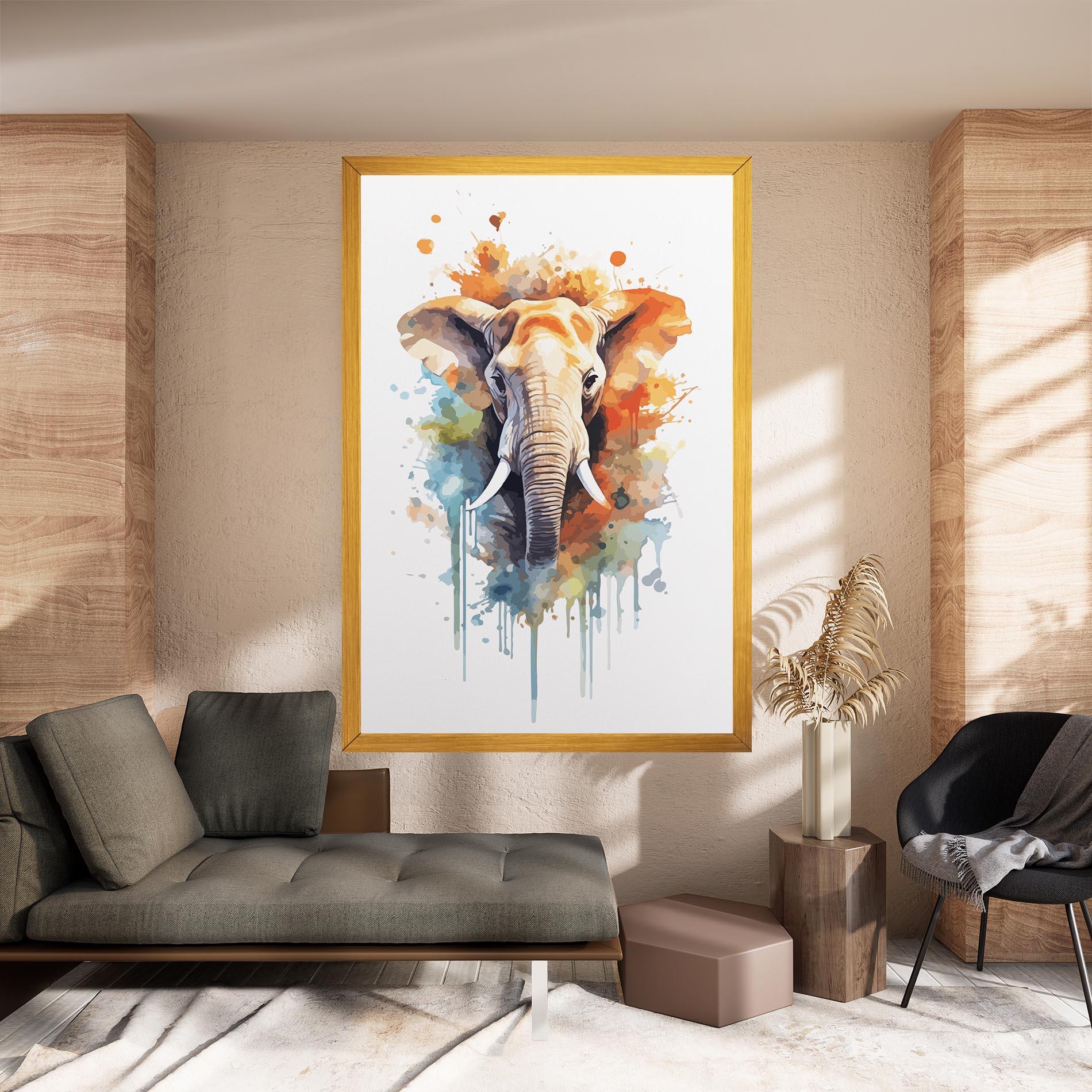 Vászonkép Safari Animal Art mockup 8