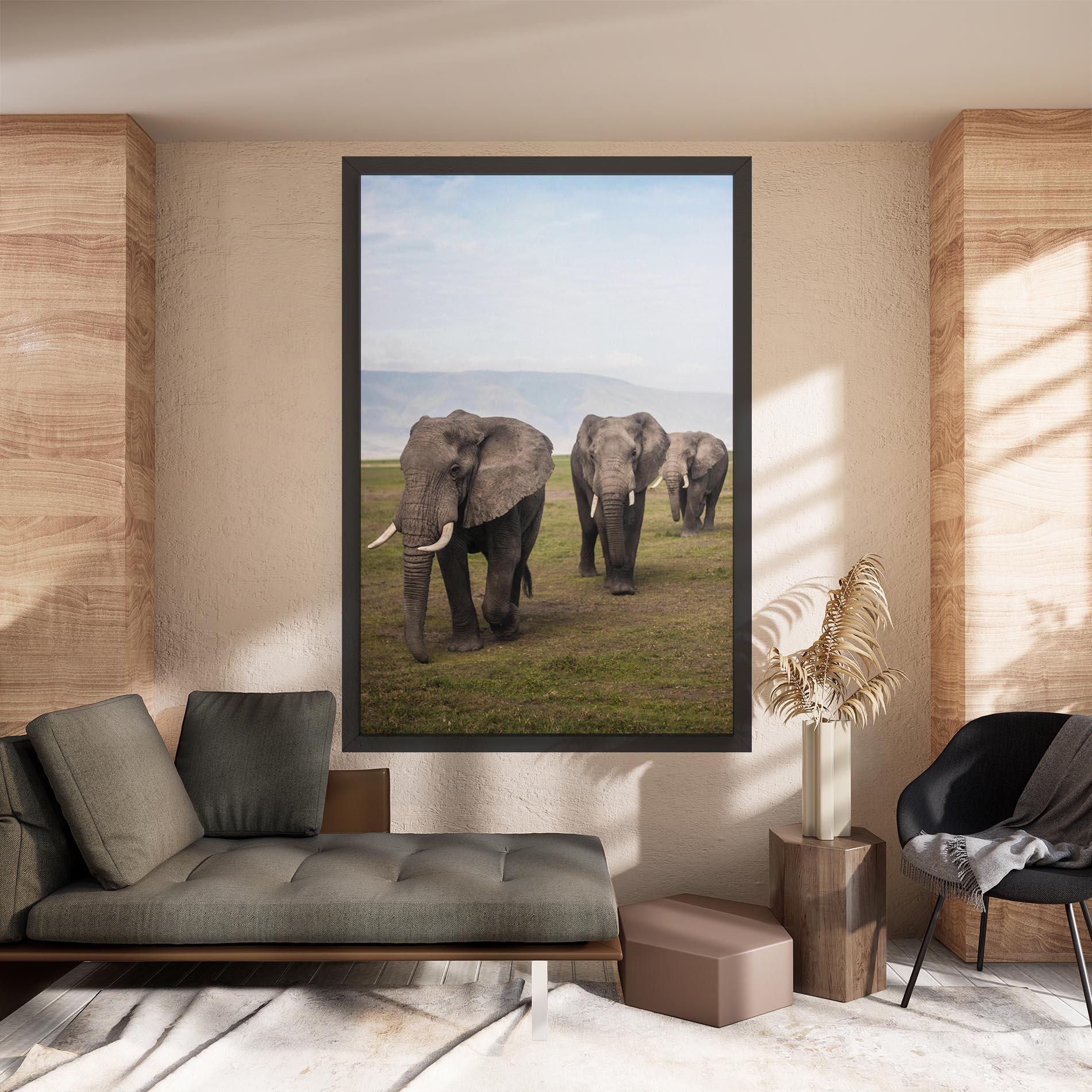 Vászonkép Elephant Landscape mockup 8