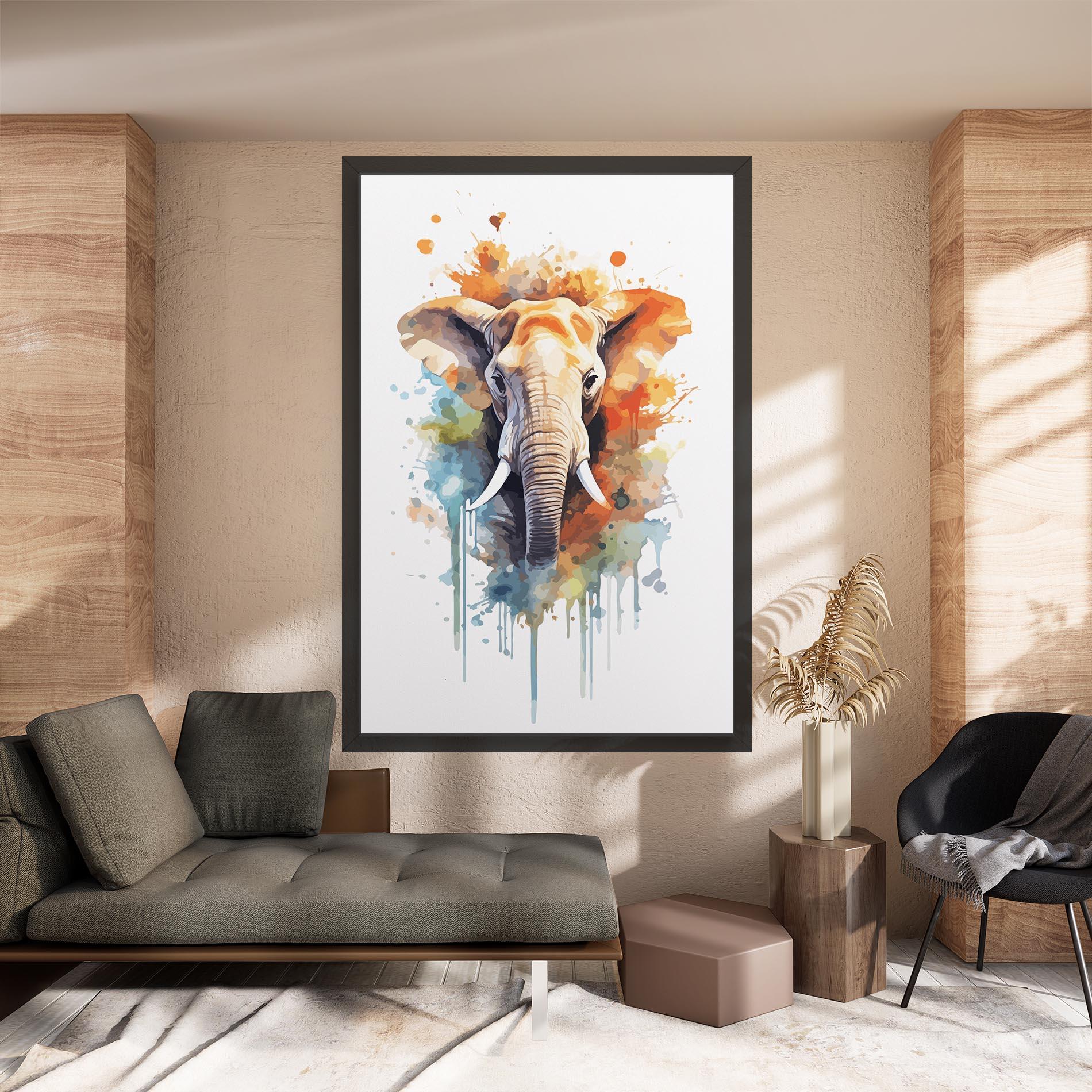 Vászonkép Safari Animal Art mockup 8
