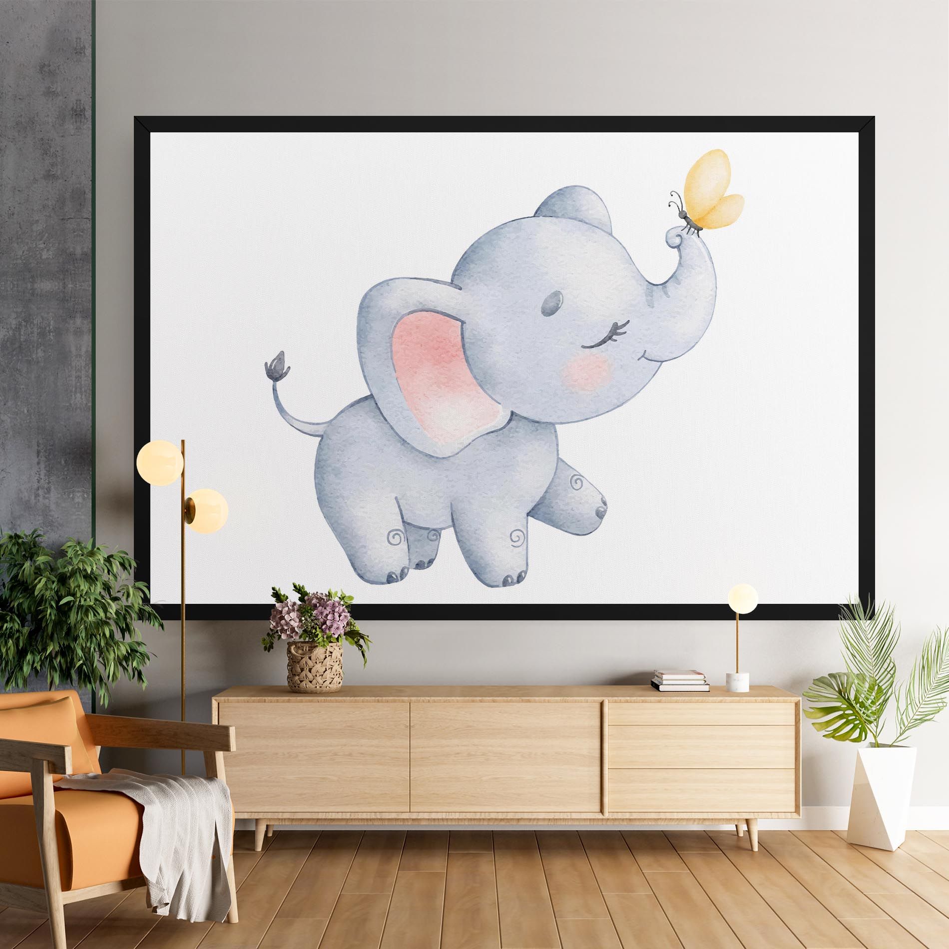 Elephant Butterfly mockup 9