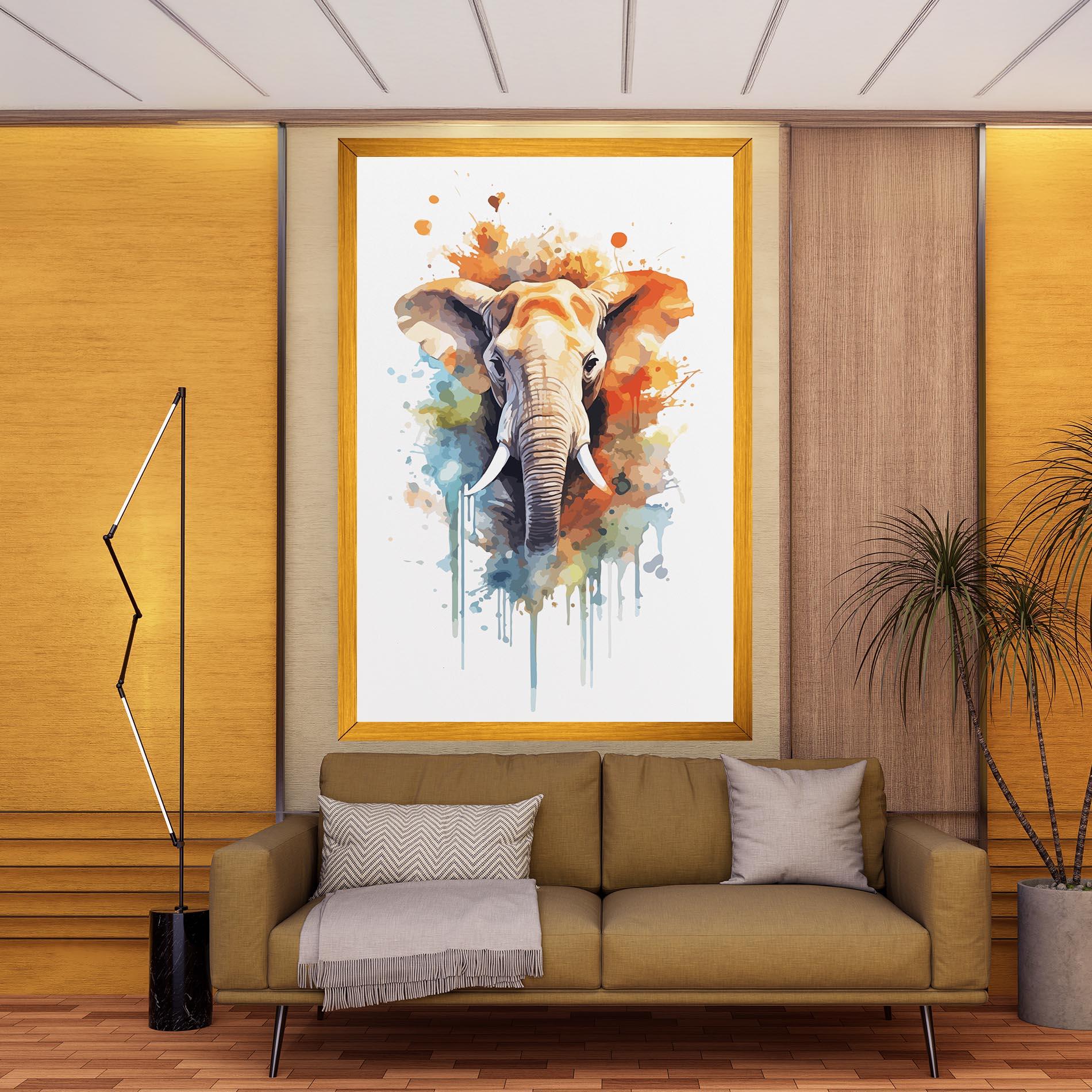 Vászonkép Safari Animal Art mockup 9