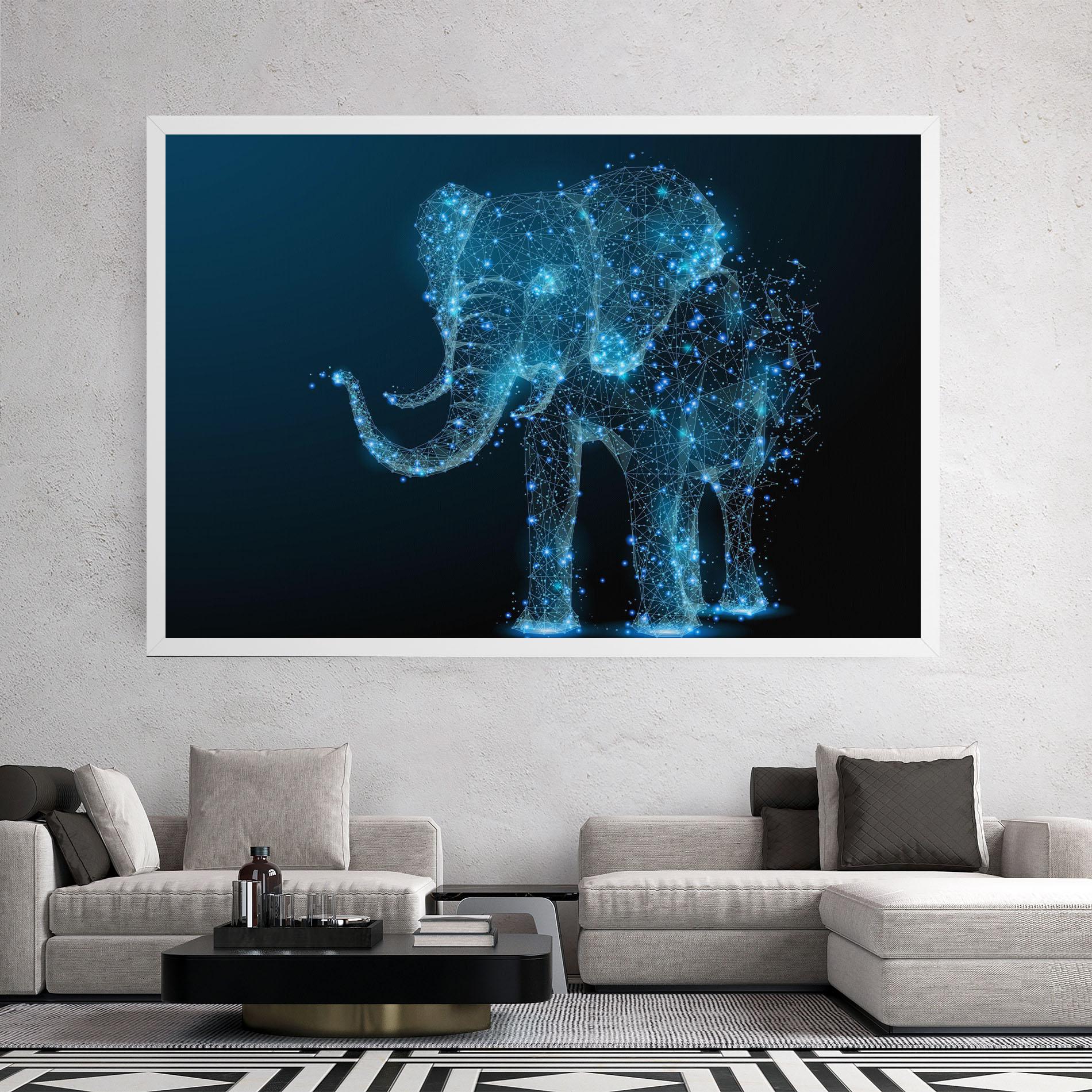 Vászonkép Digital Elephant mockup 2