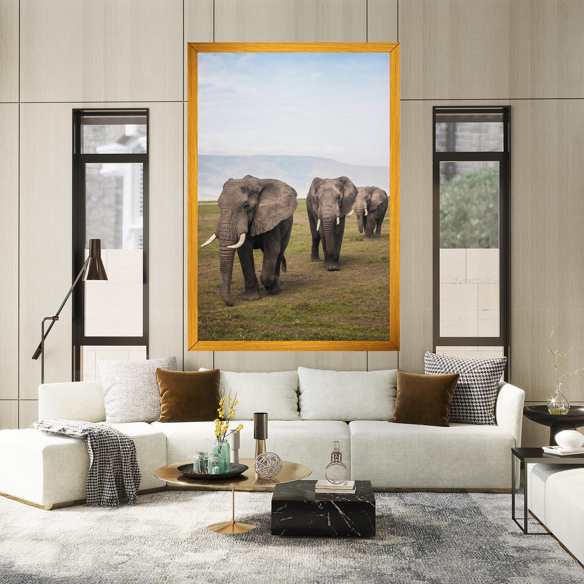 Vászonkép Elephant Landscape mockup 2