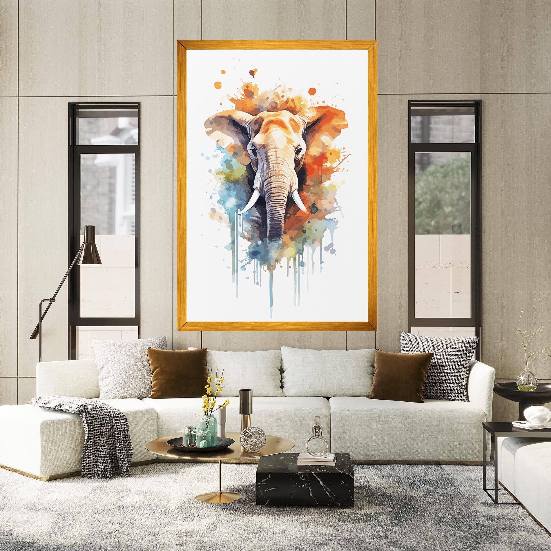 Vászonkép Safari Animal Art mockup 2