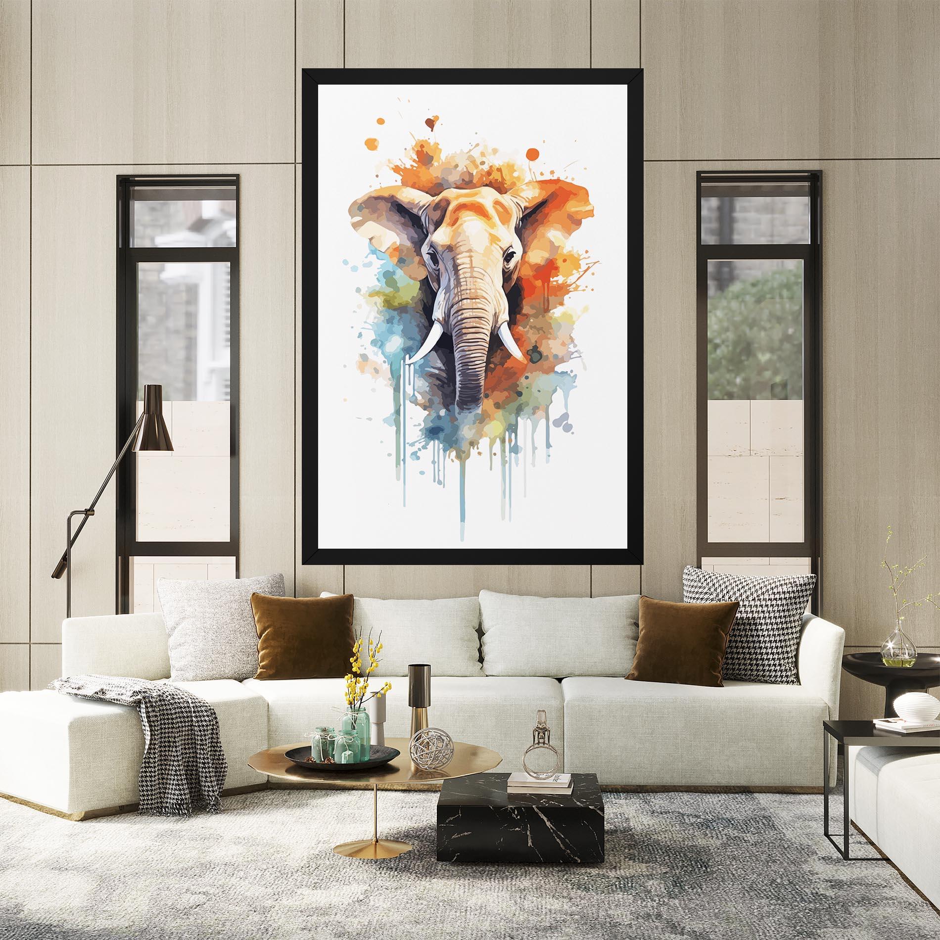 Vászonkép Safari Animal Art mockup 2