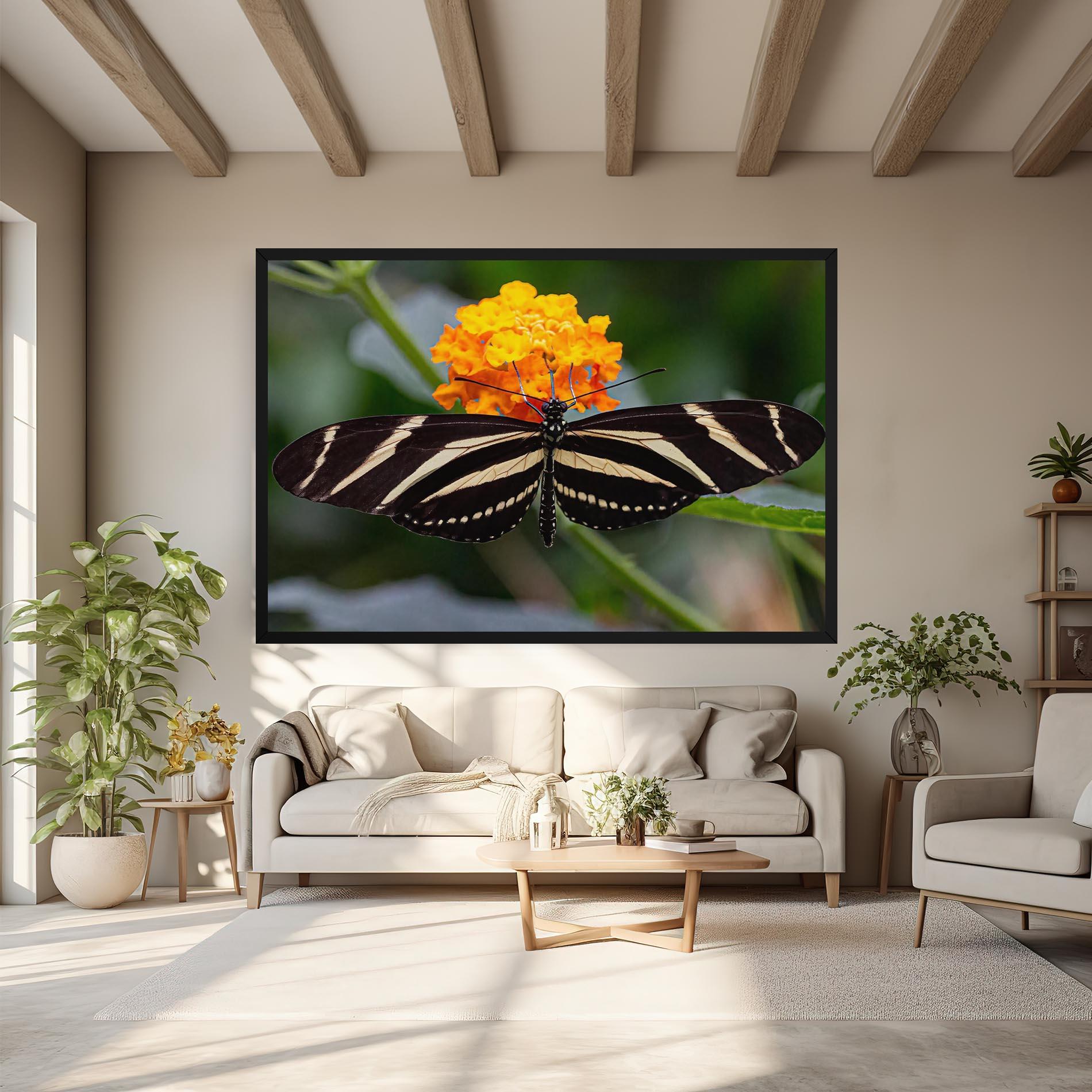 Vászonkép Big Wings Butterfly mockup 6